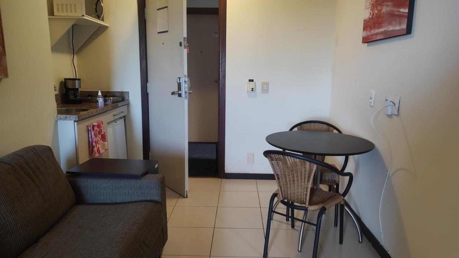Studio pé na areia, vista, internet e ar