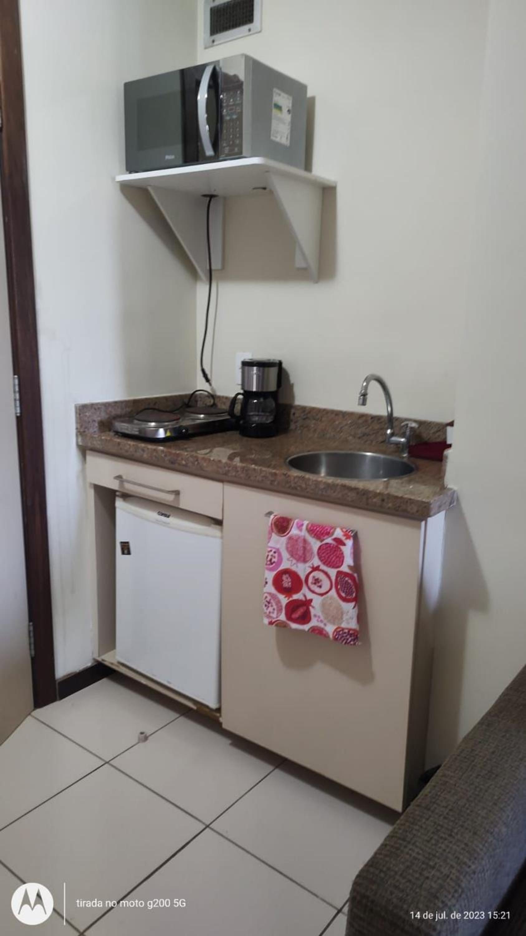 Studio pé na areia, vista, internet e ar