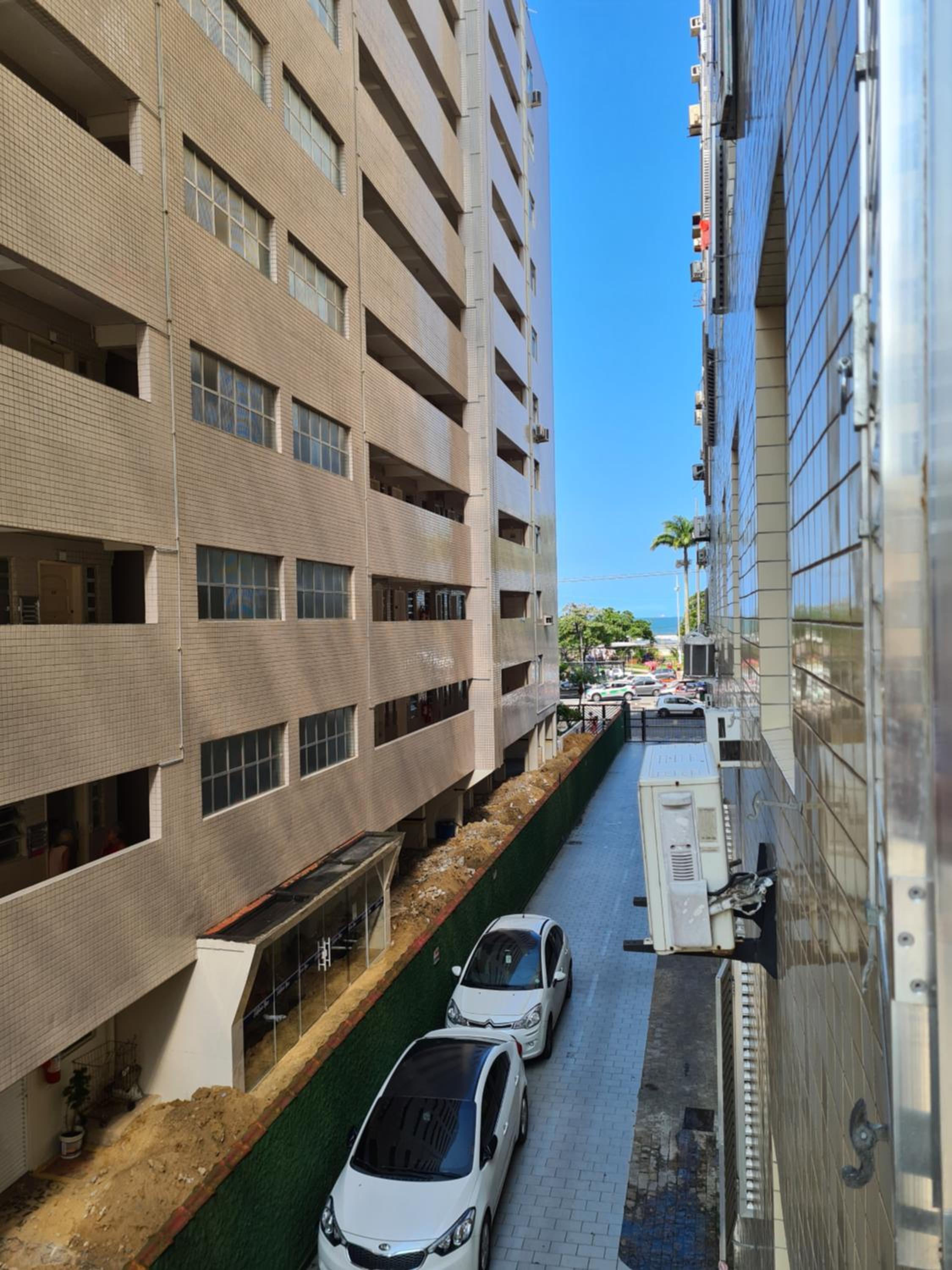 Loft em prédio em frente à praia