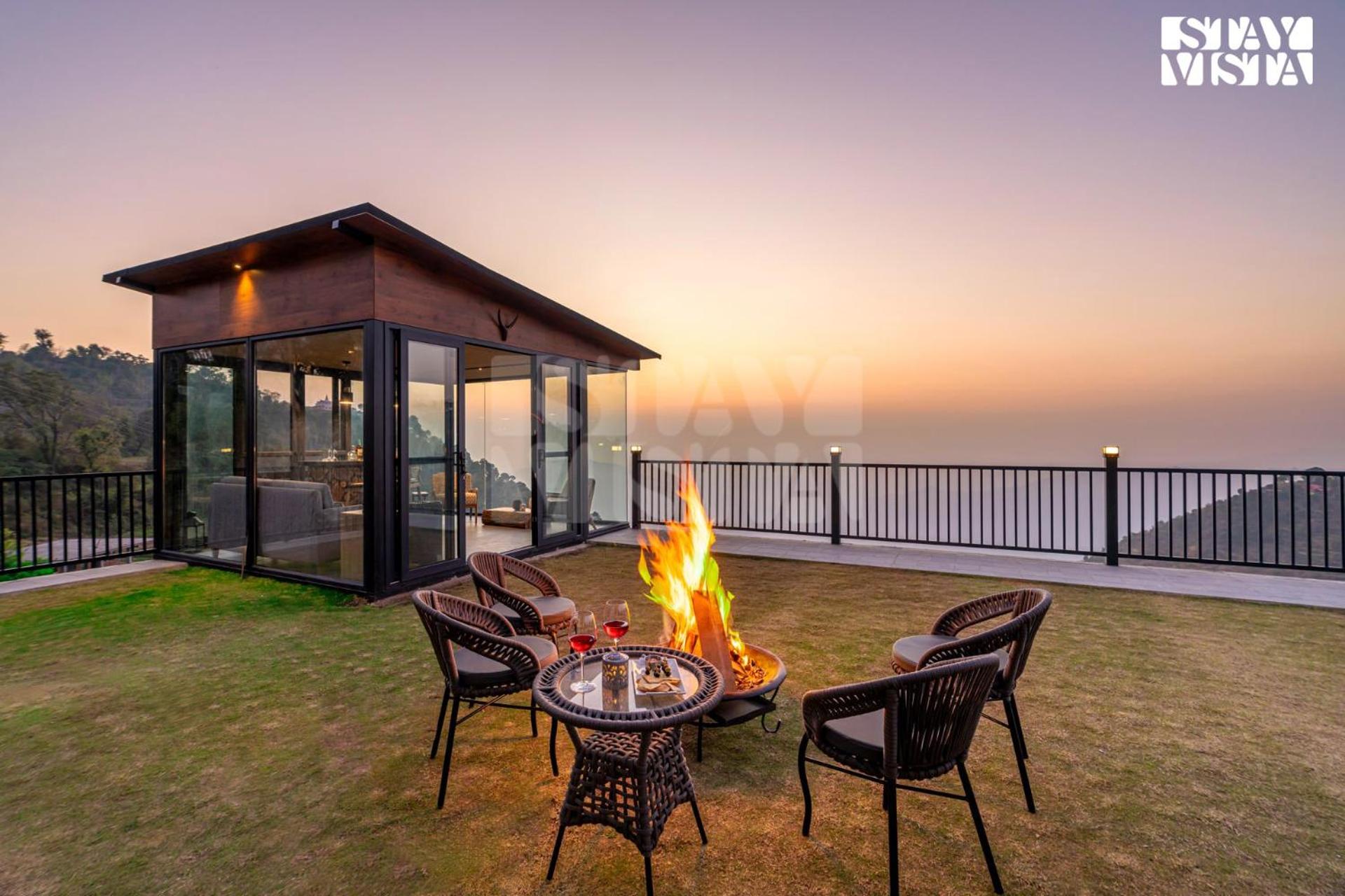 StayVista at Savara with Heated Infinity Pool and Jacuzzi