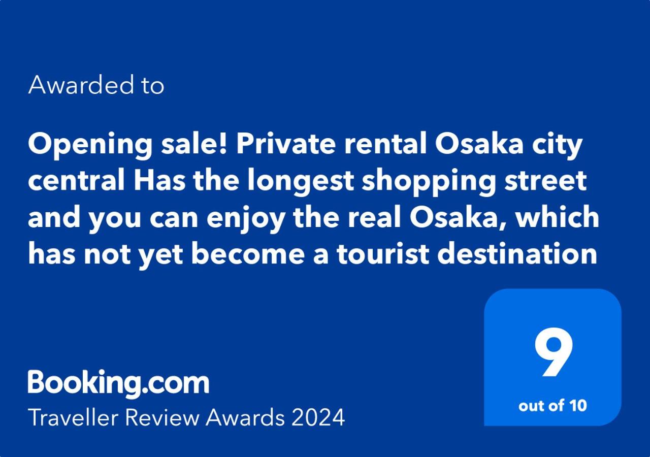 #803 Opening sale! Private rental Osaka city central Has the longest shopping street and you can enjoy the real Osaka, which has not yet become a tourist d