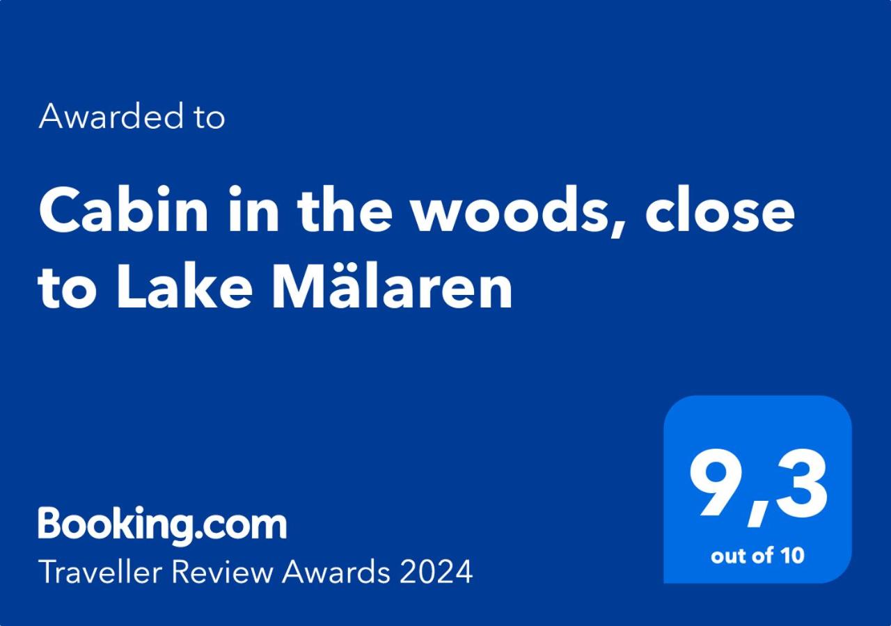 Cabin in the woods, close to Lake Mälaren view 4
