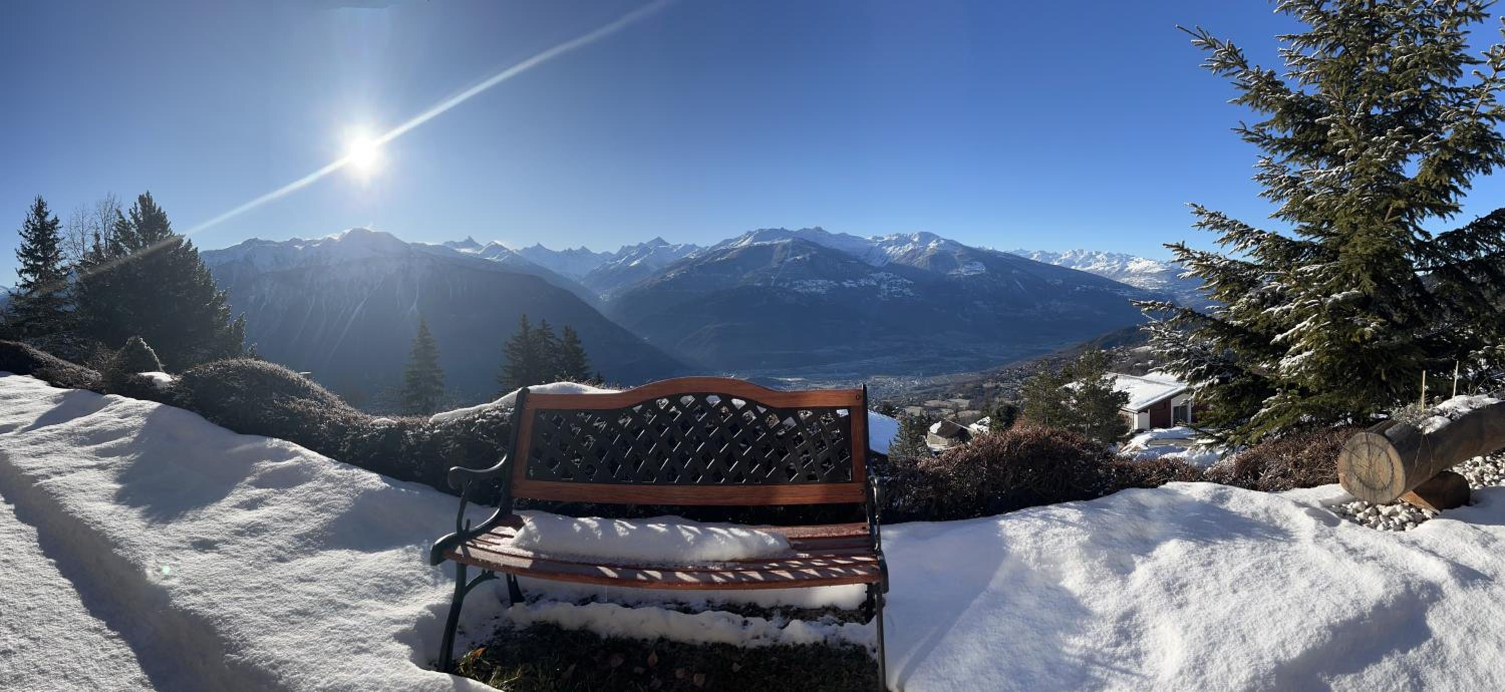 Chalet La Louise avec vue imprenable