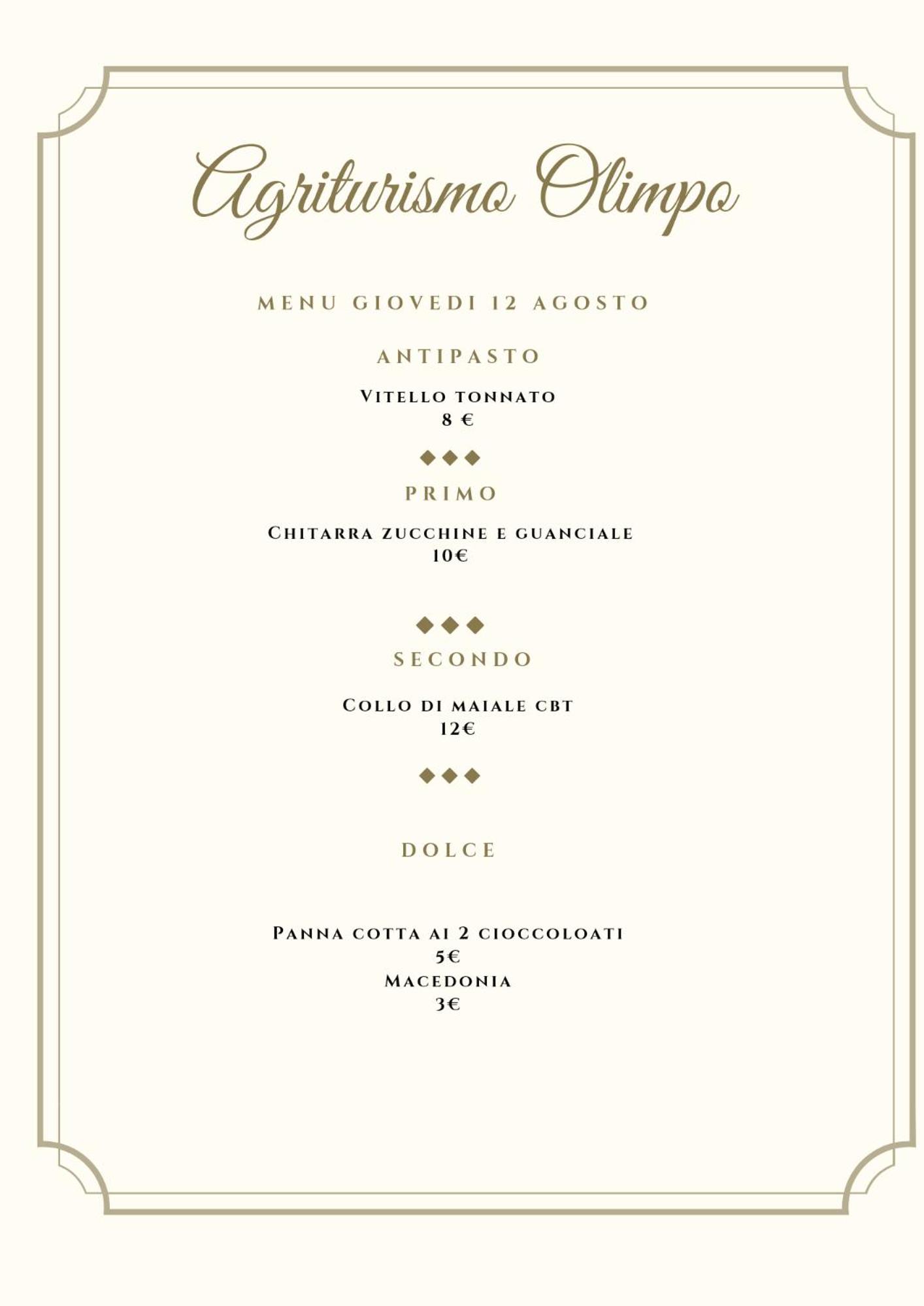 Agriturismo Olimpo