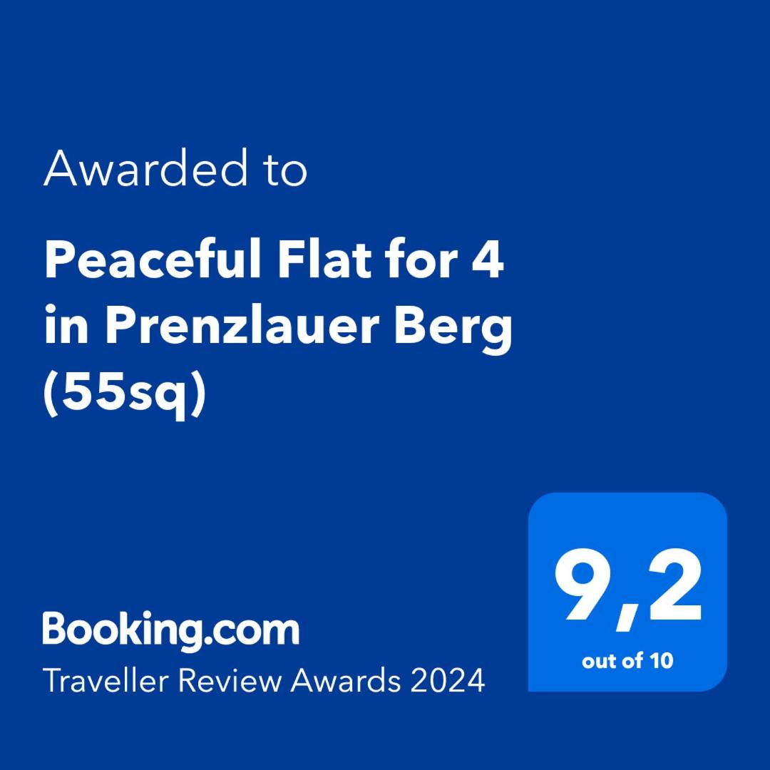 Peaceful Flat for 4 in Prenzlauer Berg (55sq)