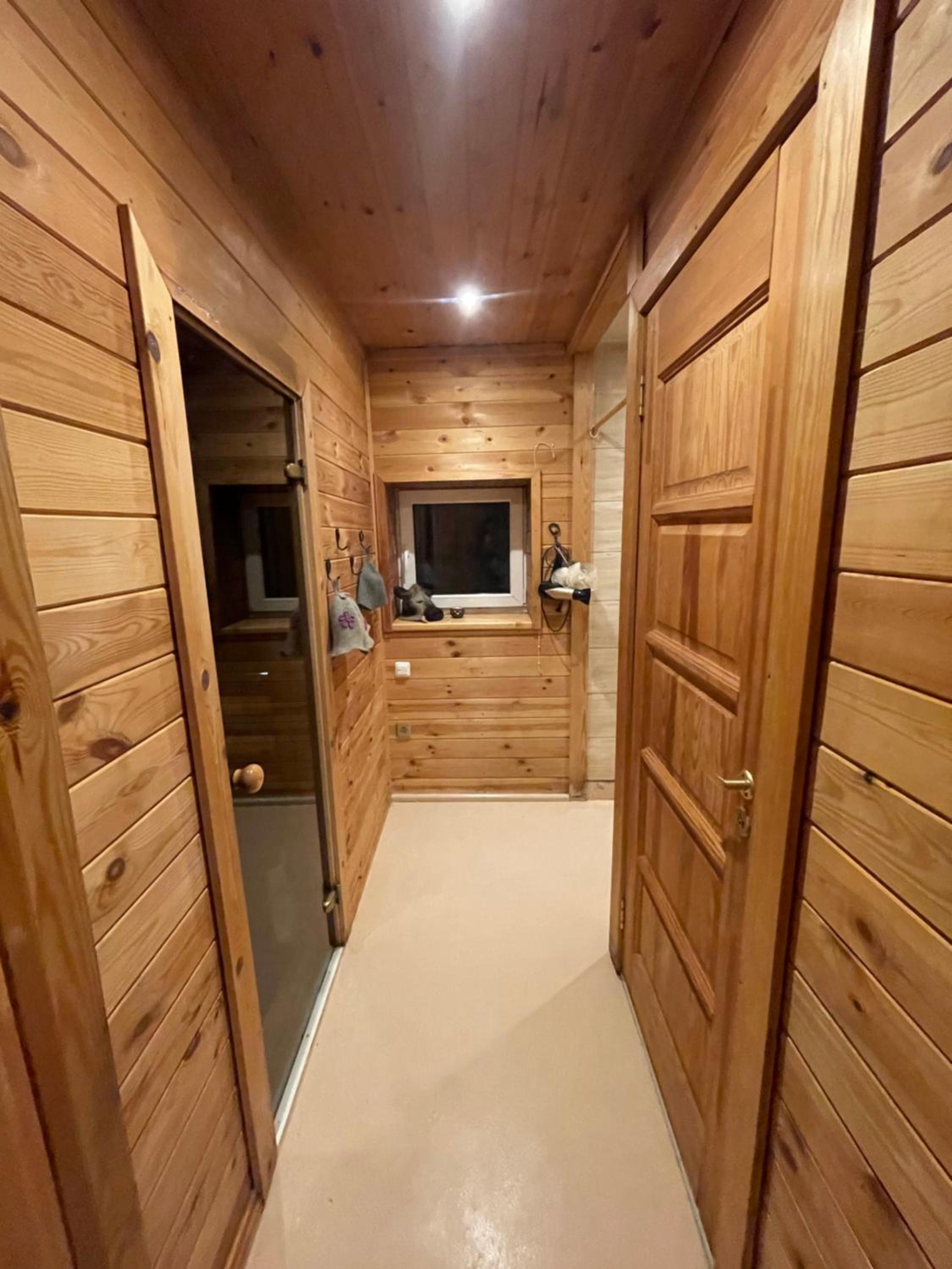 Classic Latvian Sauna and Hot Tub in a quiet holiday place Pirts un kubls view 2