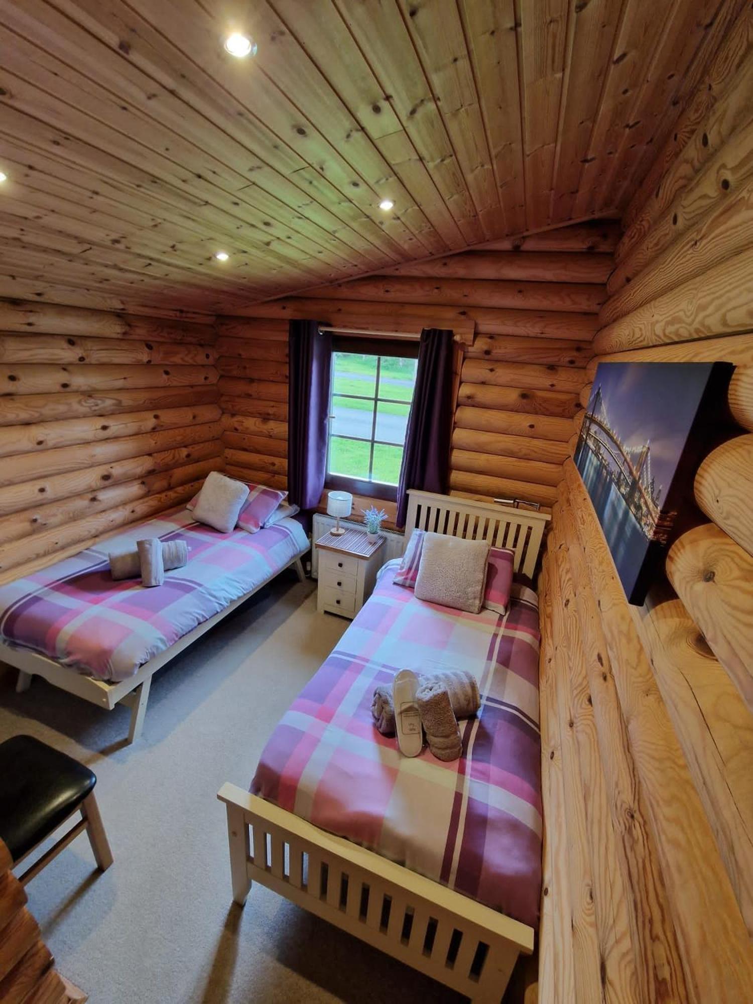 Laura's Lodge Hot Tub Log Cabin, Felmoor Park, Morpeth, Northumberland view 5