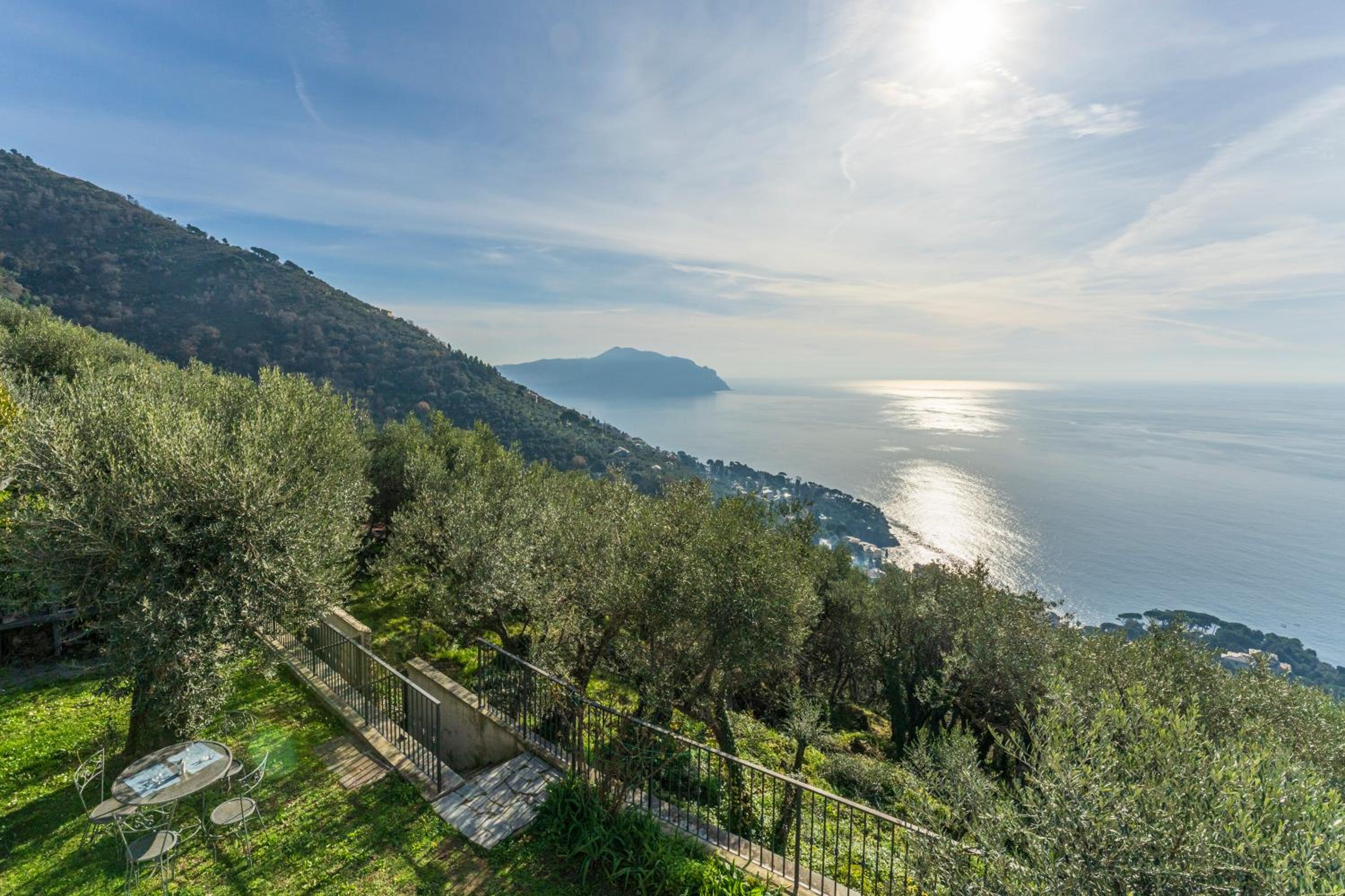Apartment With Sea View, Private Garden, Bogliasco view 2