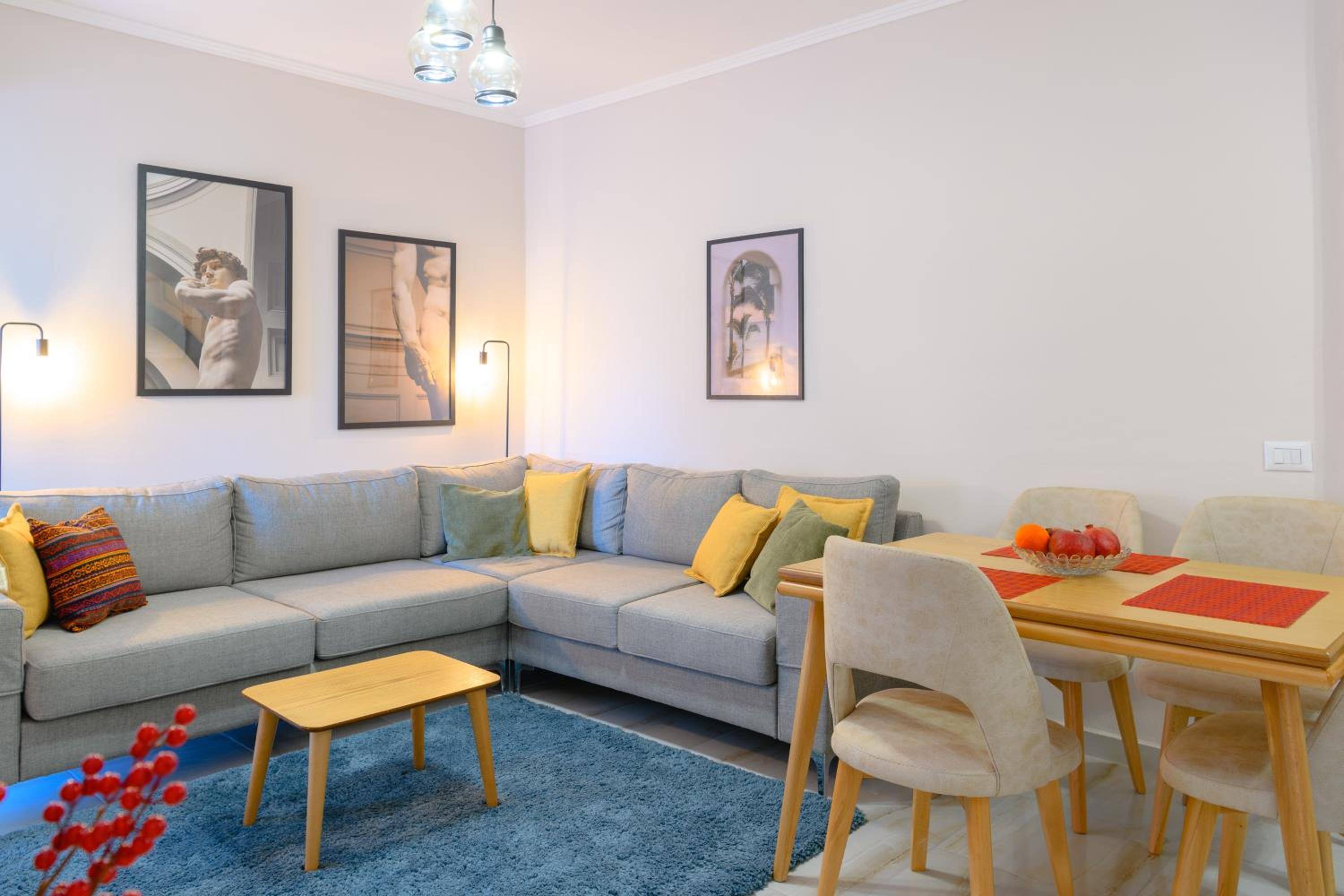 Tirana Cityscape 3- Vibrant Modern Apartment