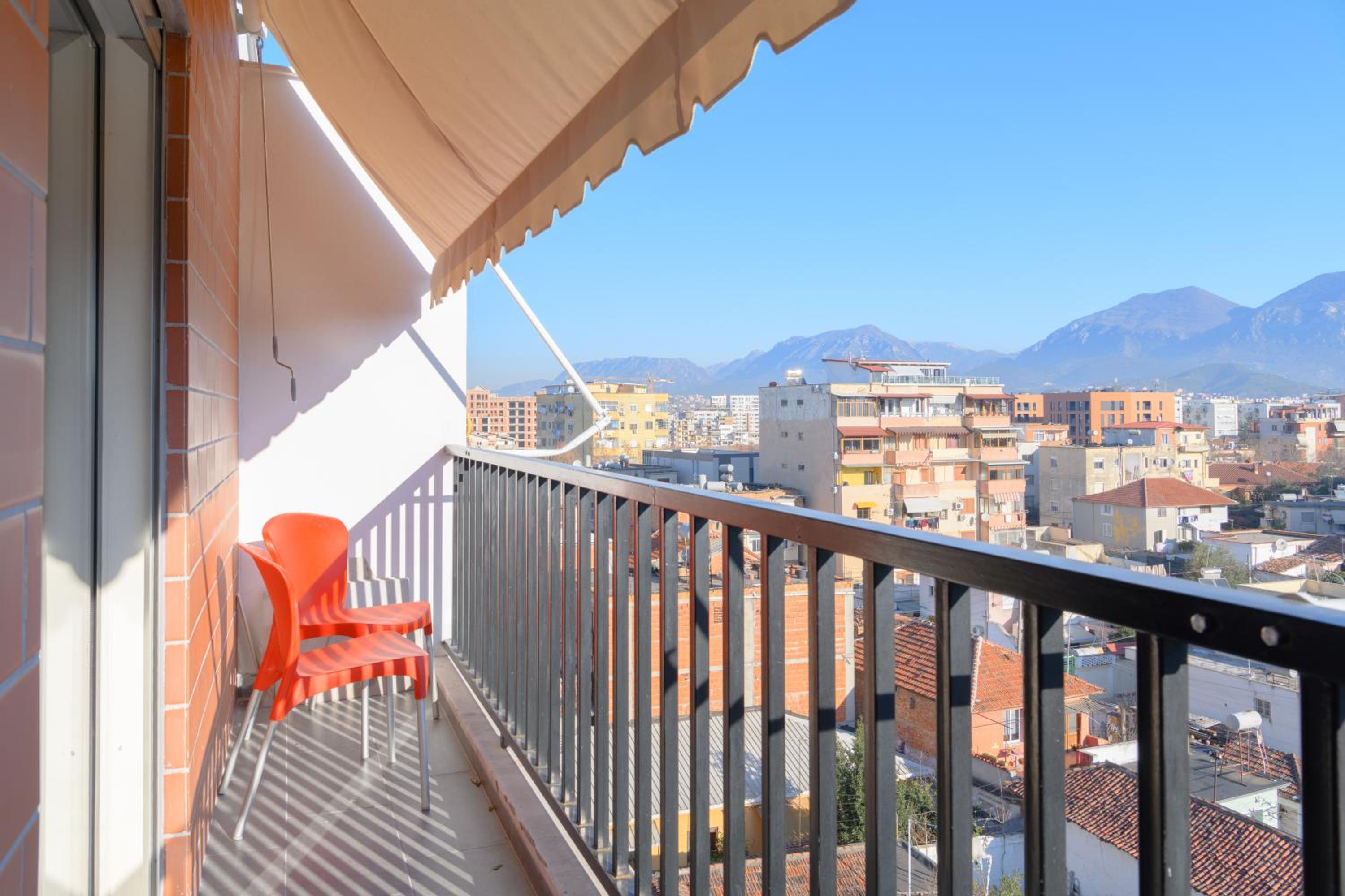 Tirana Cityscape 3- Vibrant Modern Apartment