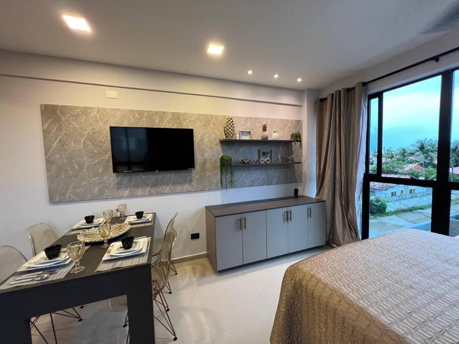 Flat Moderno com Piscina na cobertura em Porto de Galinhas para até 5 pessoas