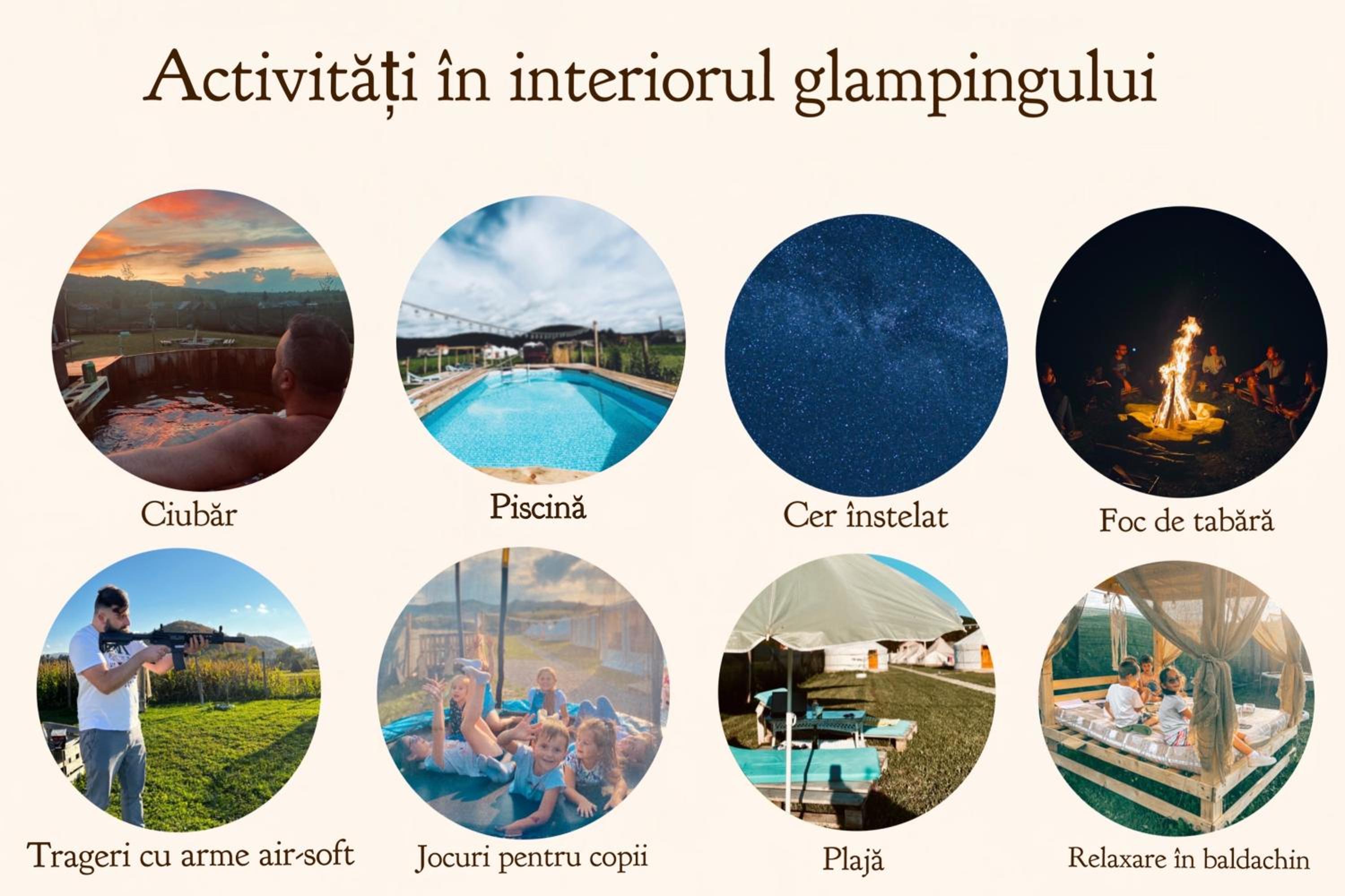 Glamping Iurte Mongole Spiritul Zimbrului