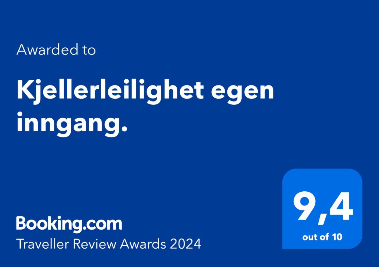 Kjellerleilighet egen inngang.