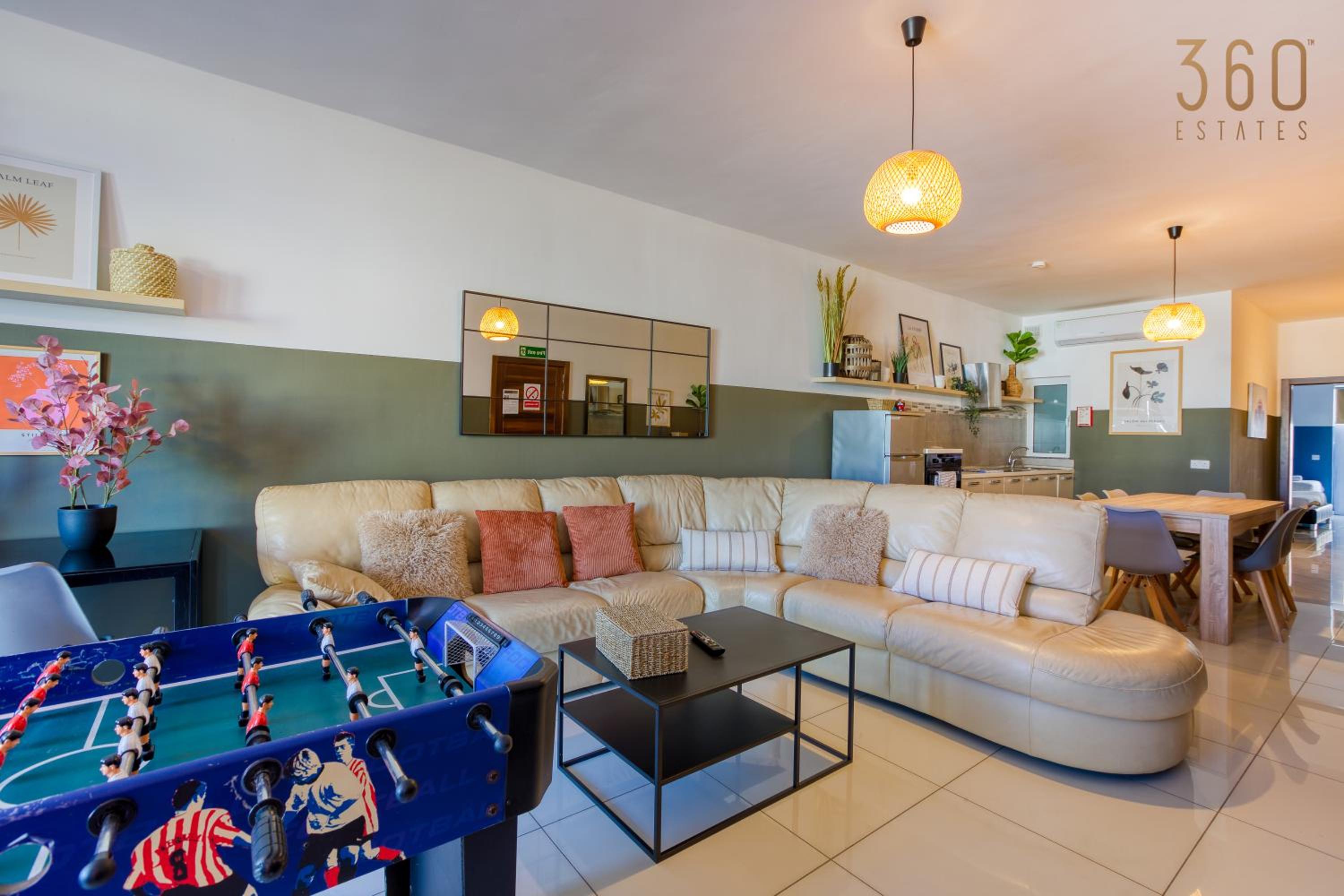 Designer, fully equipped 3BR home in Gzira w/WIFI by 360 Estates view 3