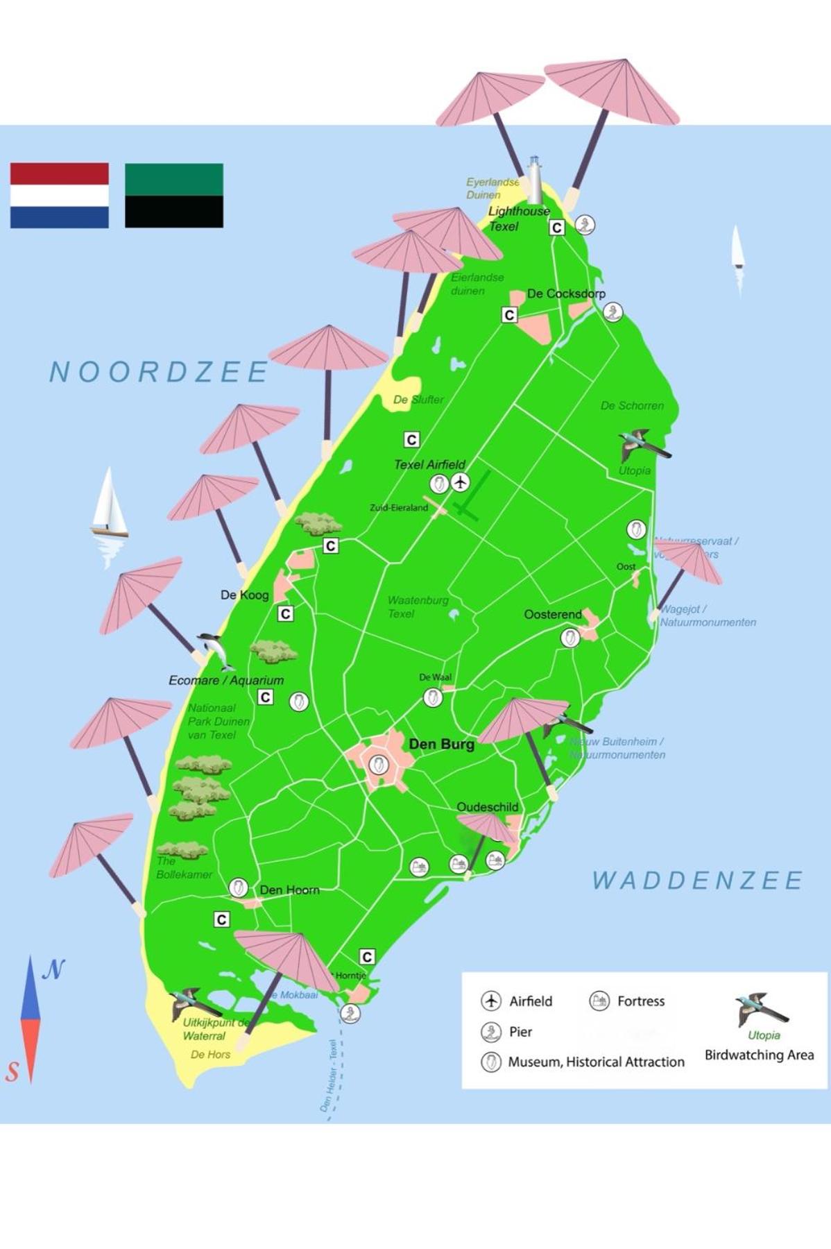 Havenhuis TEXEL, per week or weeks Saturday-Saturday