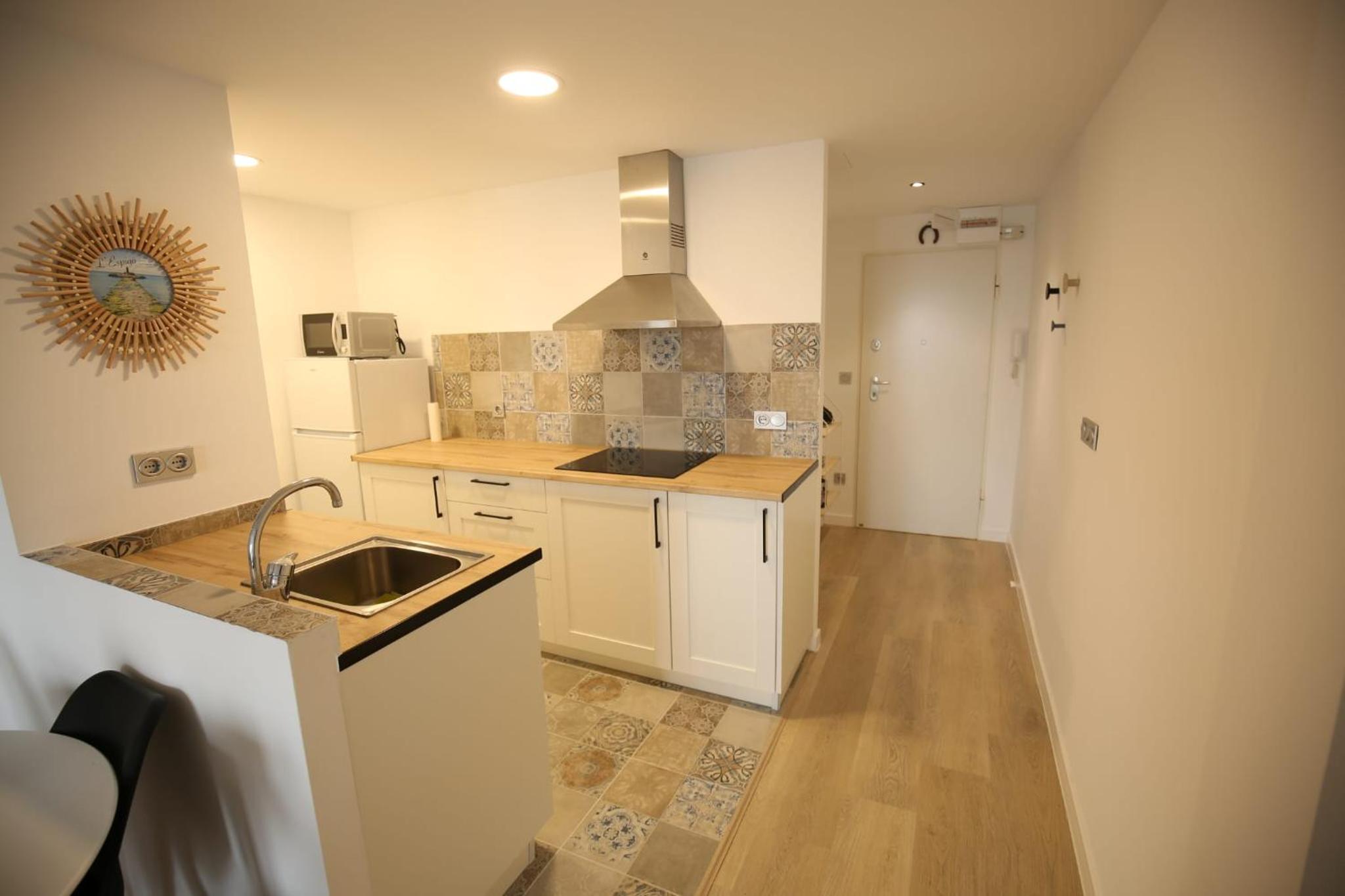 Apartamento L´espigo de Saoret primera linea playa Centro soleado y recien renovado