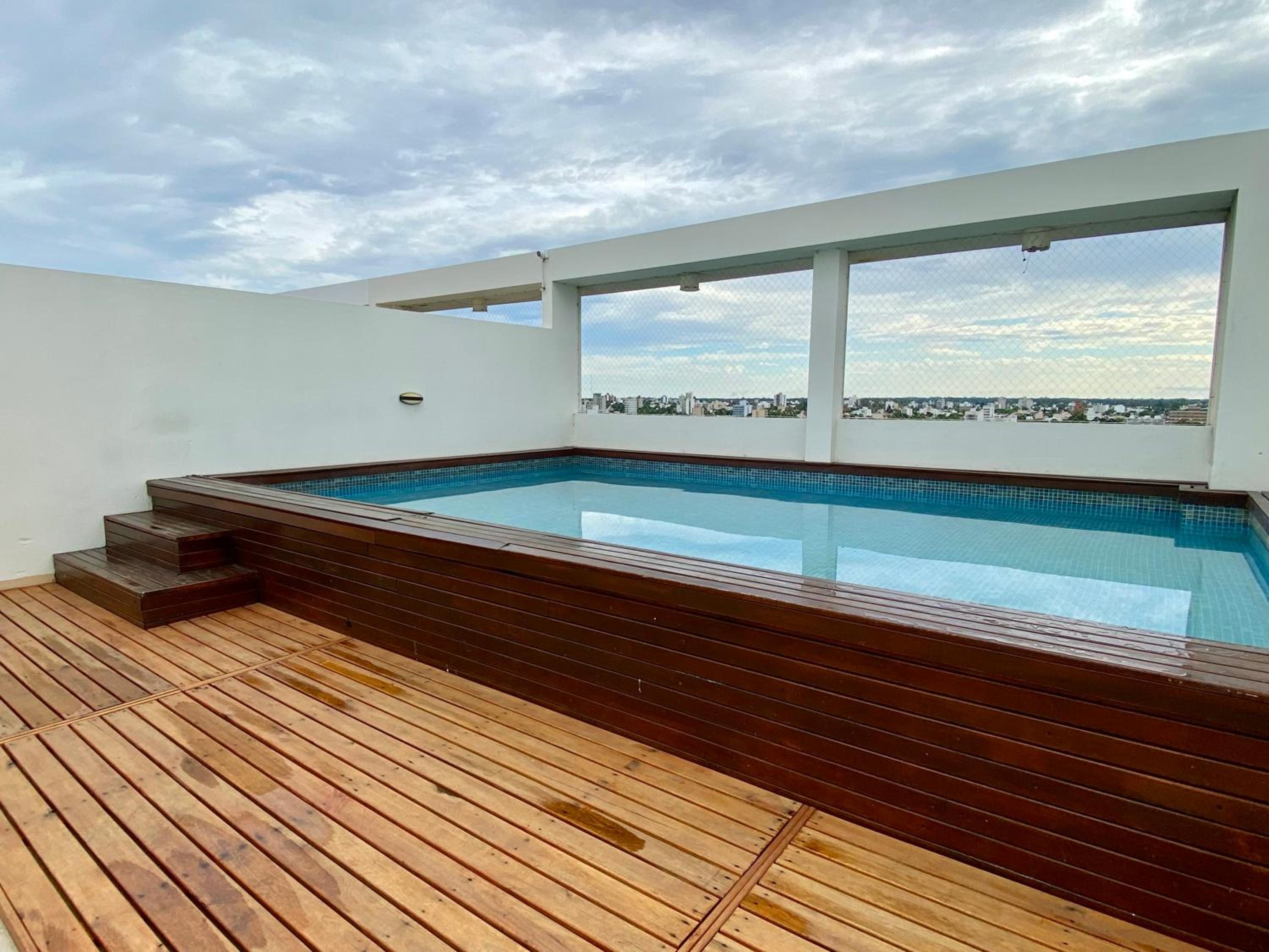 Terrazas Resort monoambiente moderno con piscina