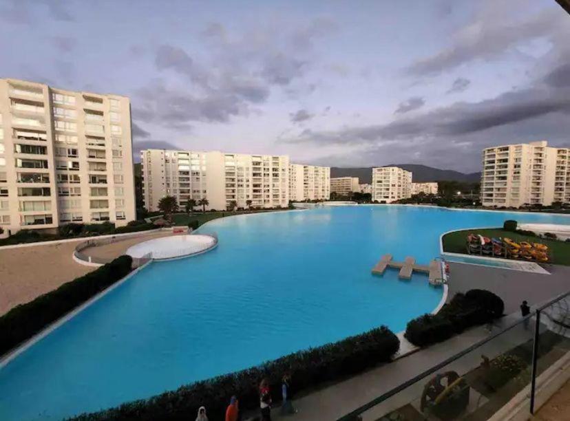 Departamento en la playa en la laguna de cristal