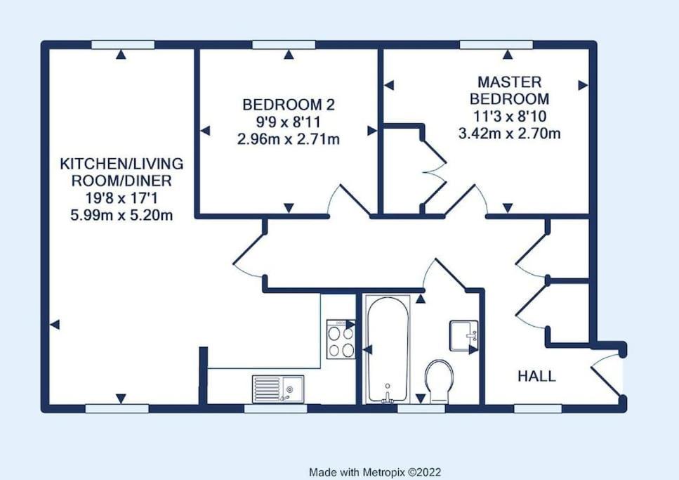Modern 2-Bedroom Apartment