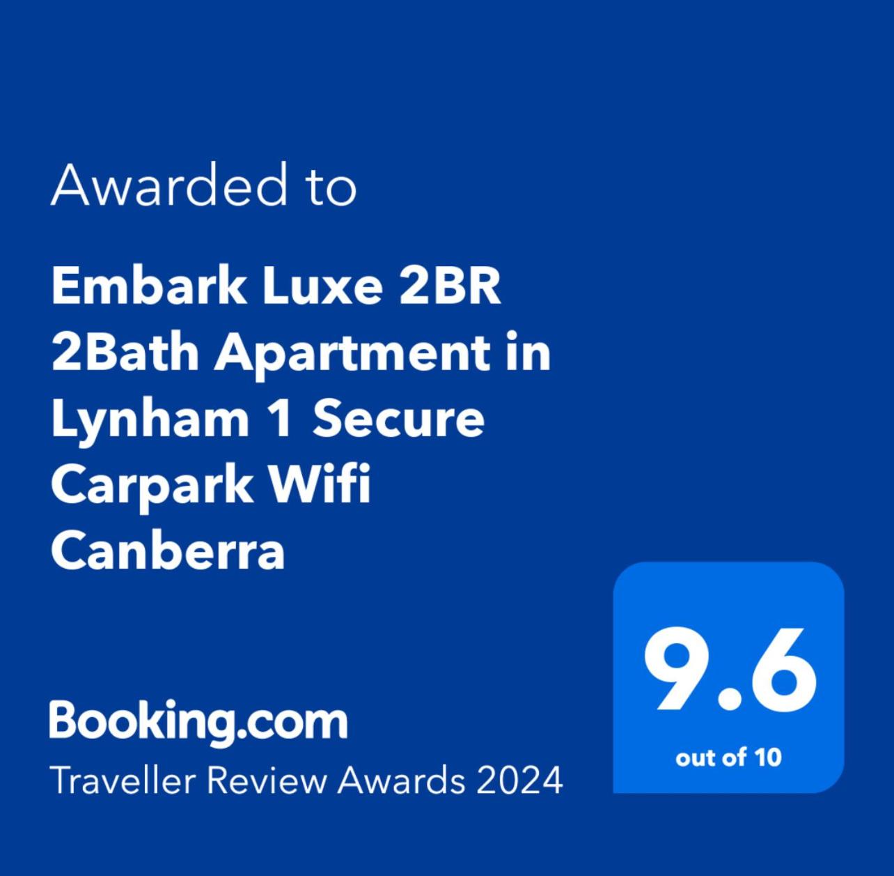 Embark Luxe 2BR 2Bath Apartment in Lynham 1 Secure Carpark Wifi Canberra