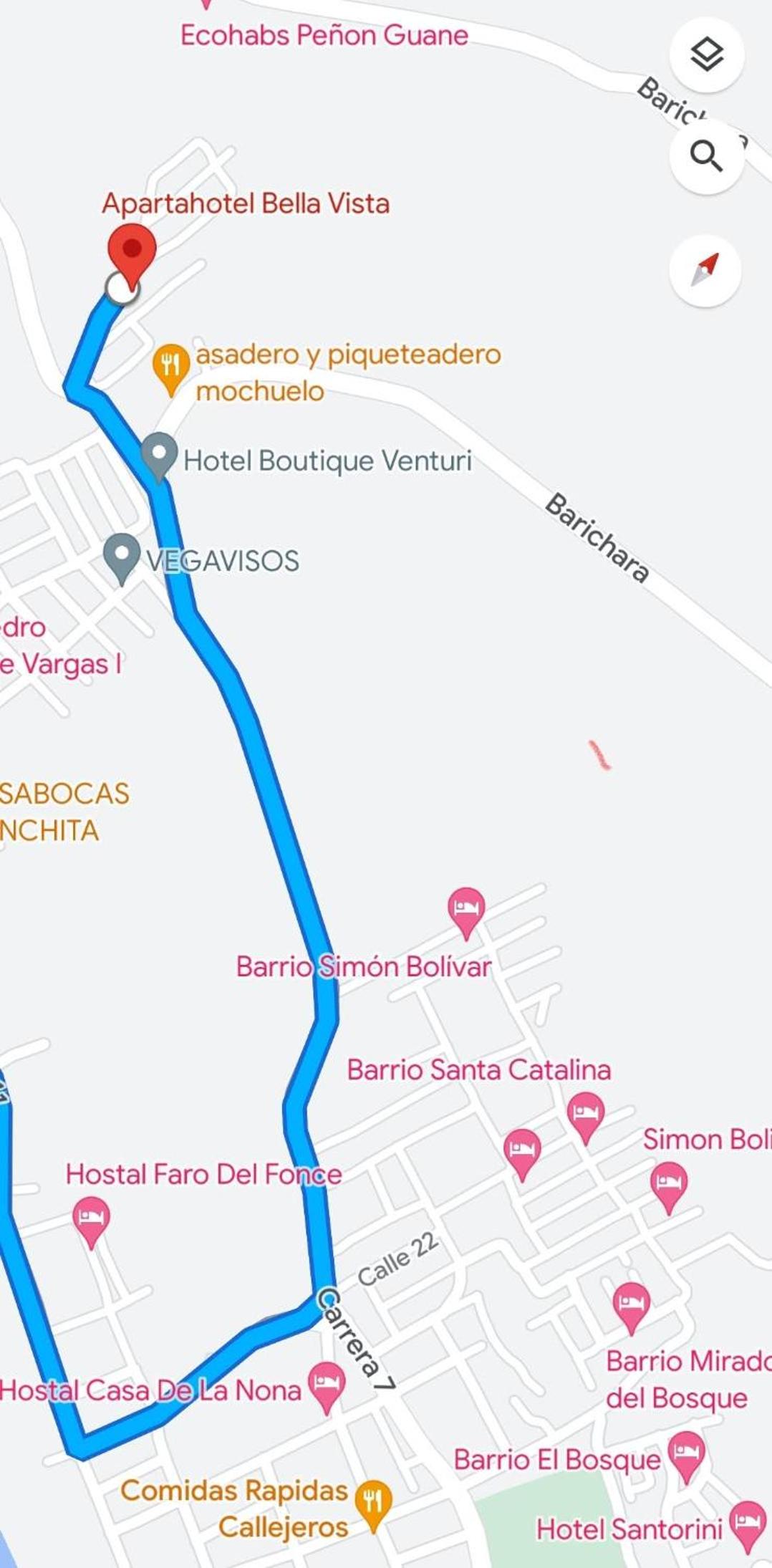 Bella vista, Punto central del turismo de san gil.