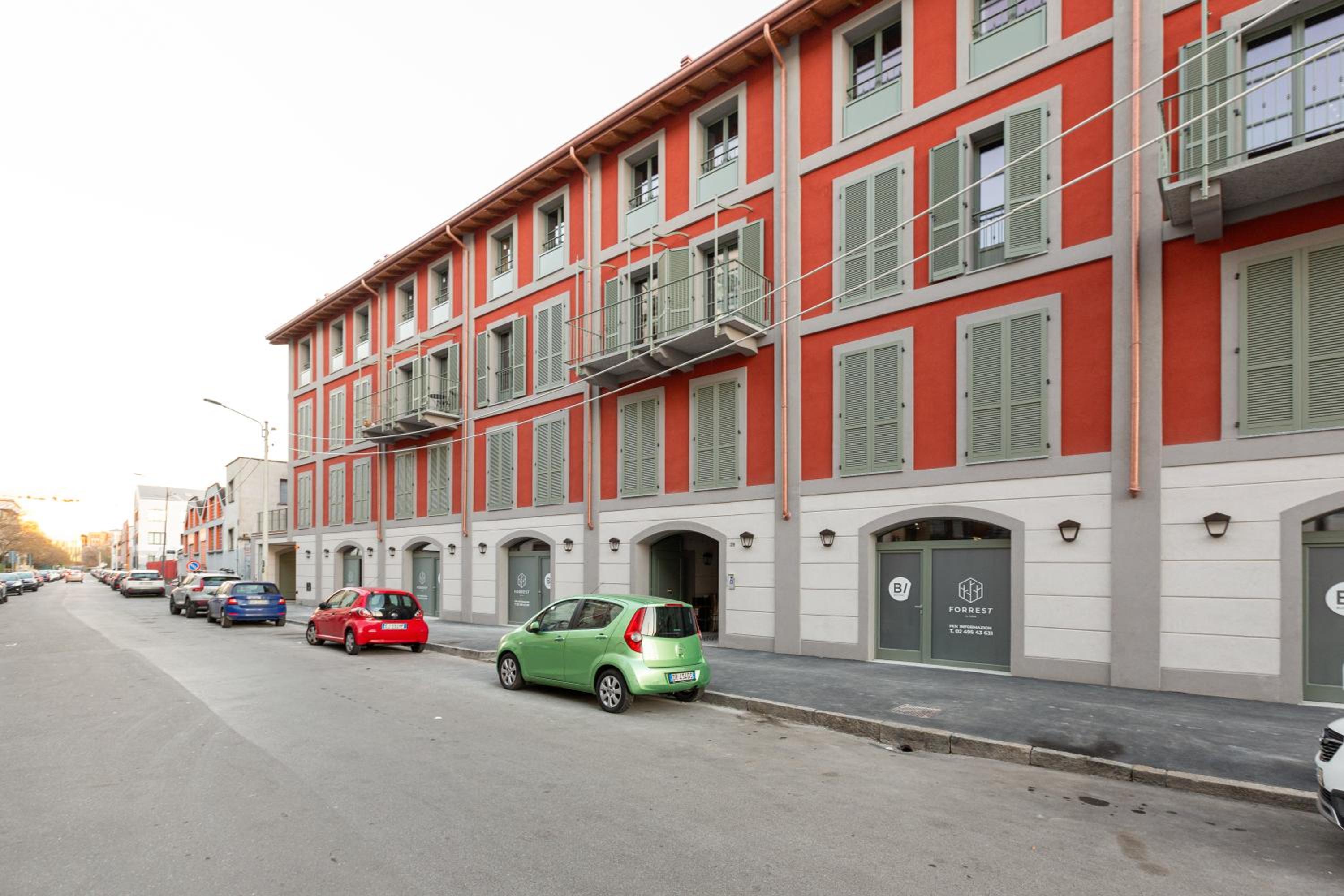 Modern apartment in Milan with balcony