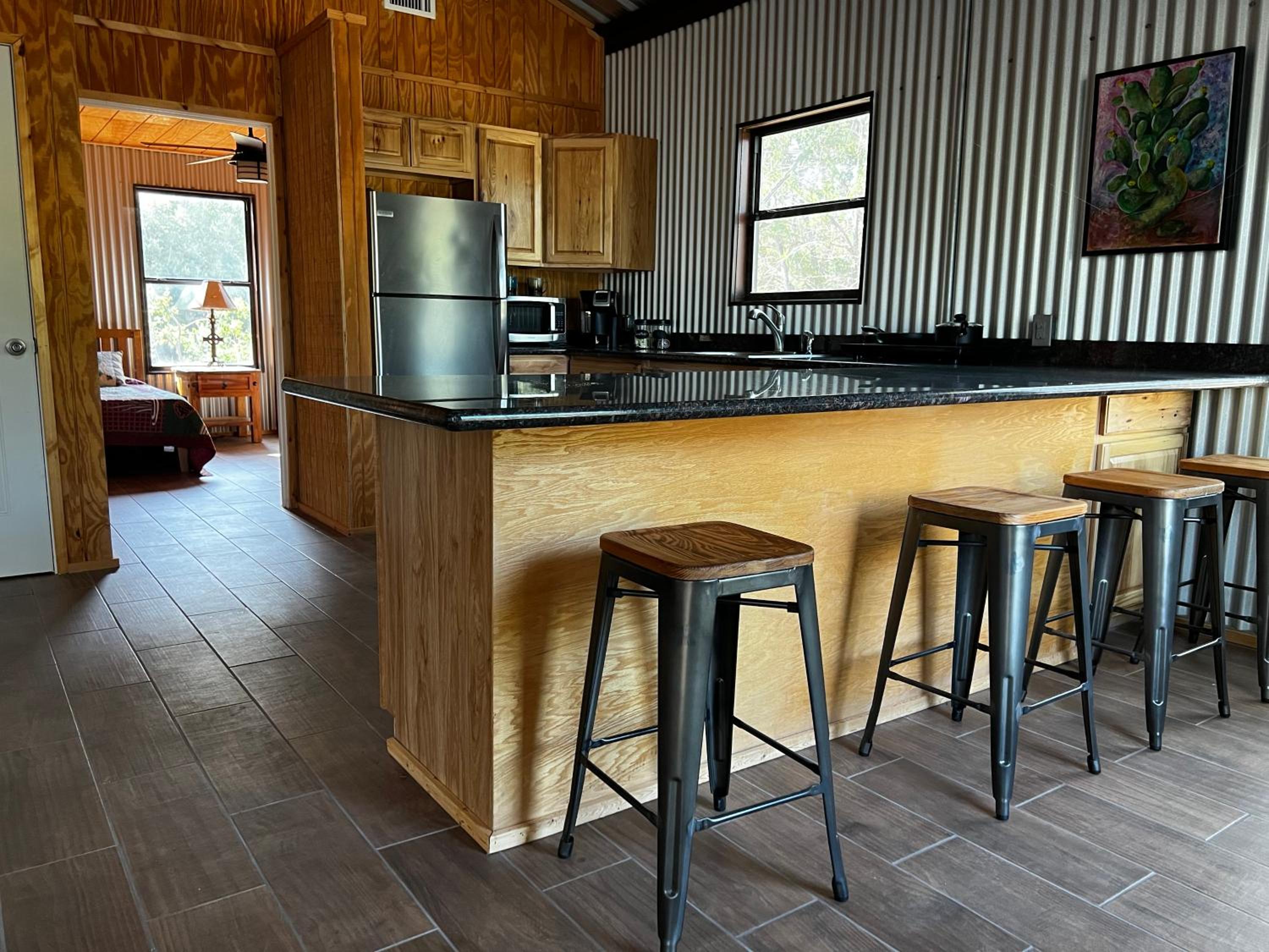 Nueces River Cabins-Elm Cabin view 2