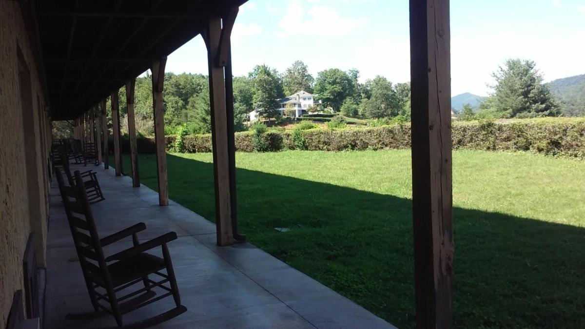 outdoor BBQ area