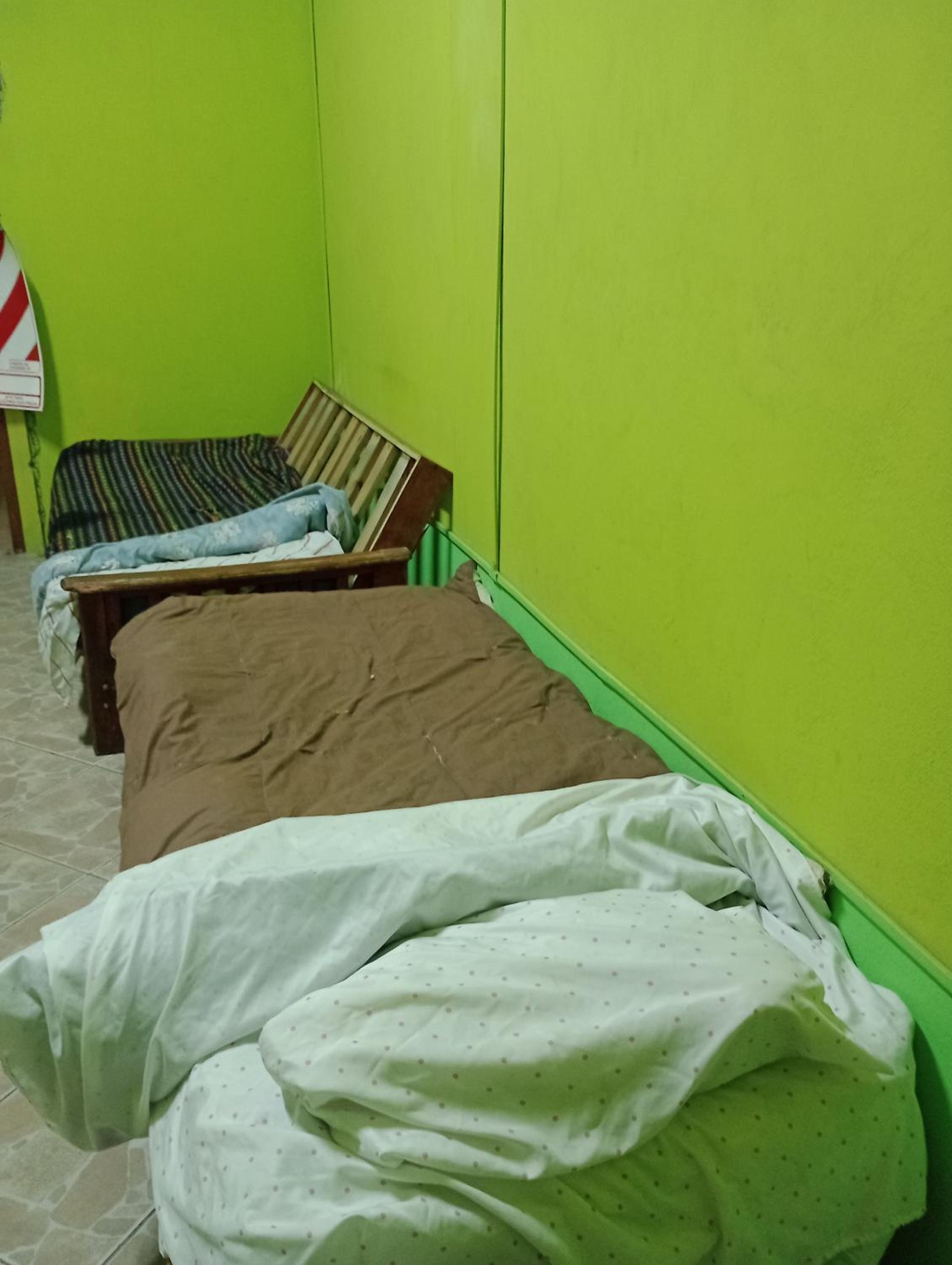 Camas para descansar en el centro