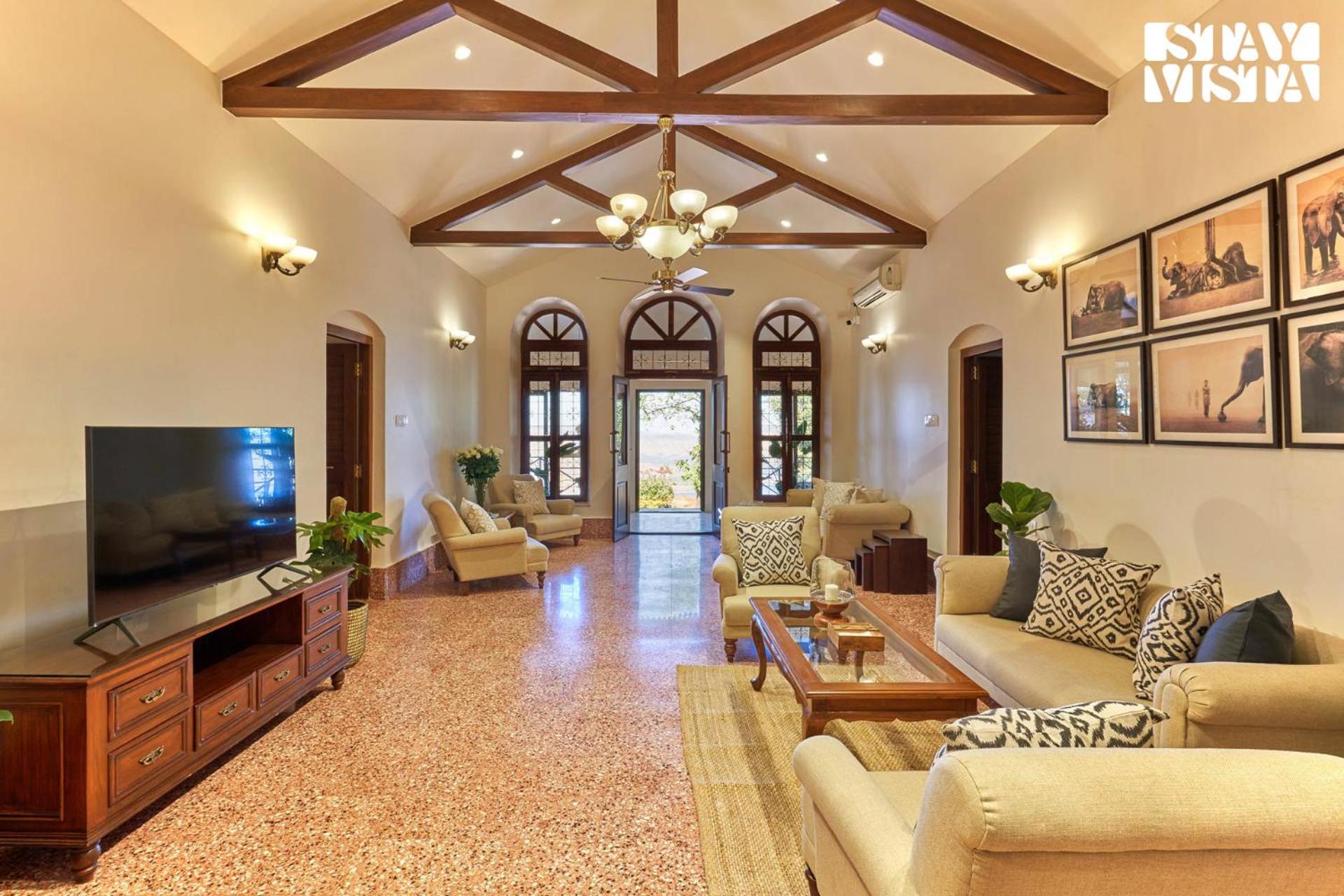 StayVista's Villa Terra - Valley & Lake-View Villa with Spacious Lawn & Indoor Activities view 4