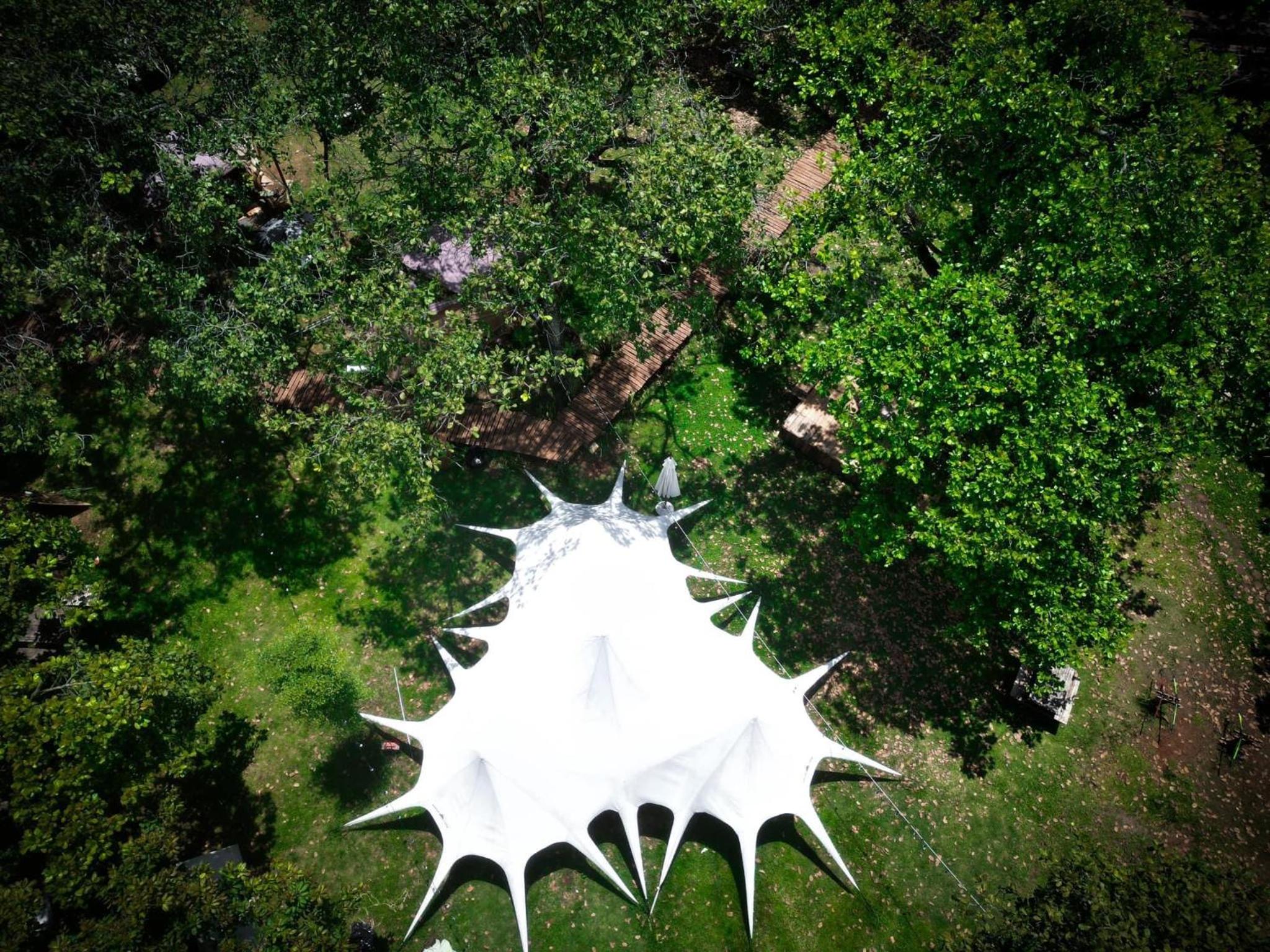 Tropical eglamping view 2