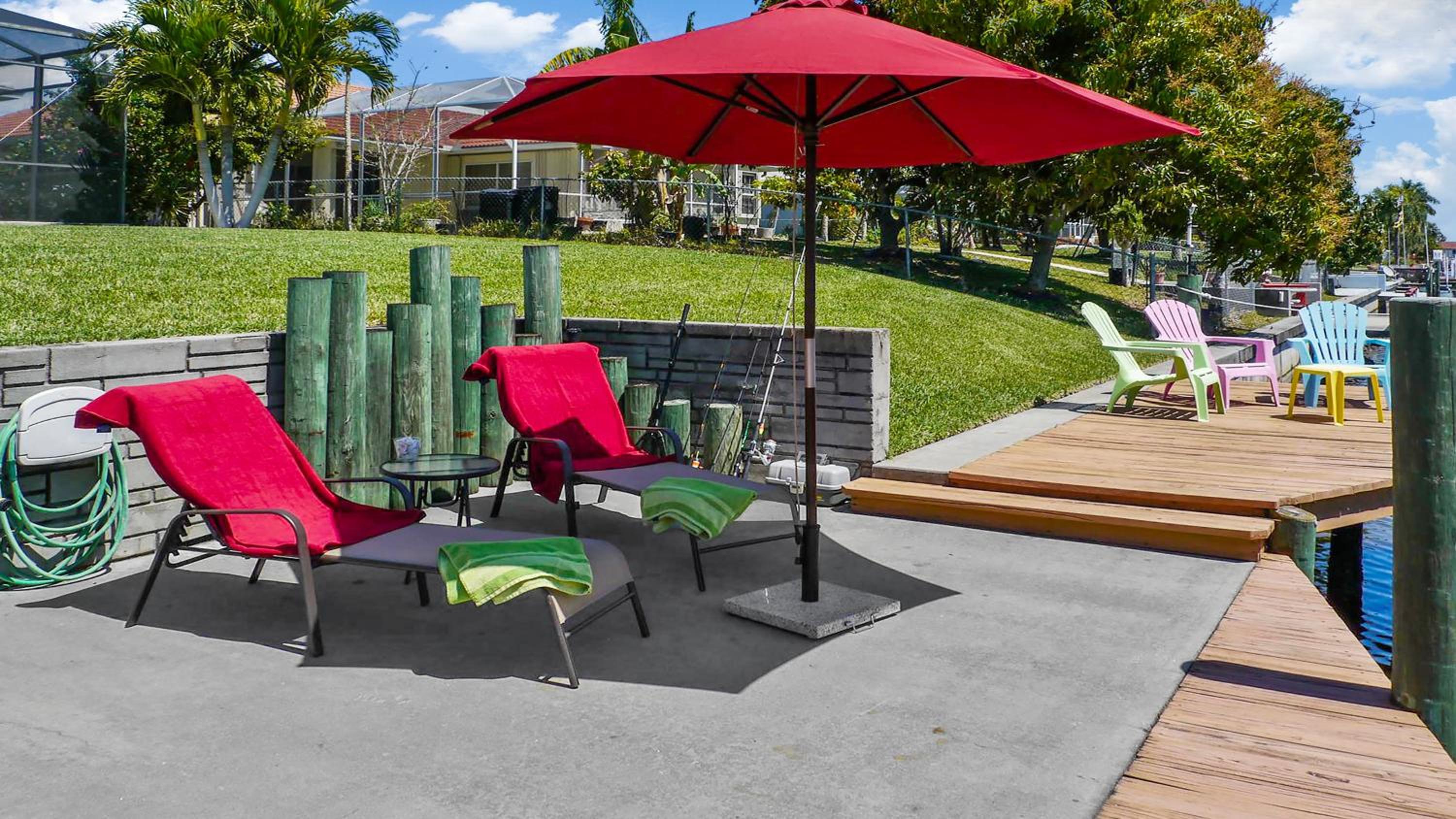 Timeout -south facing terrace with large pool