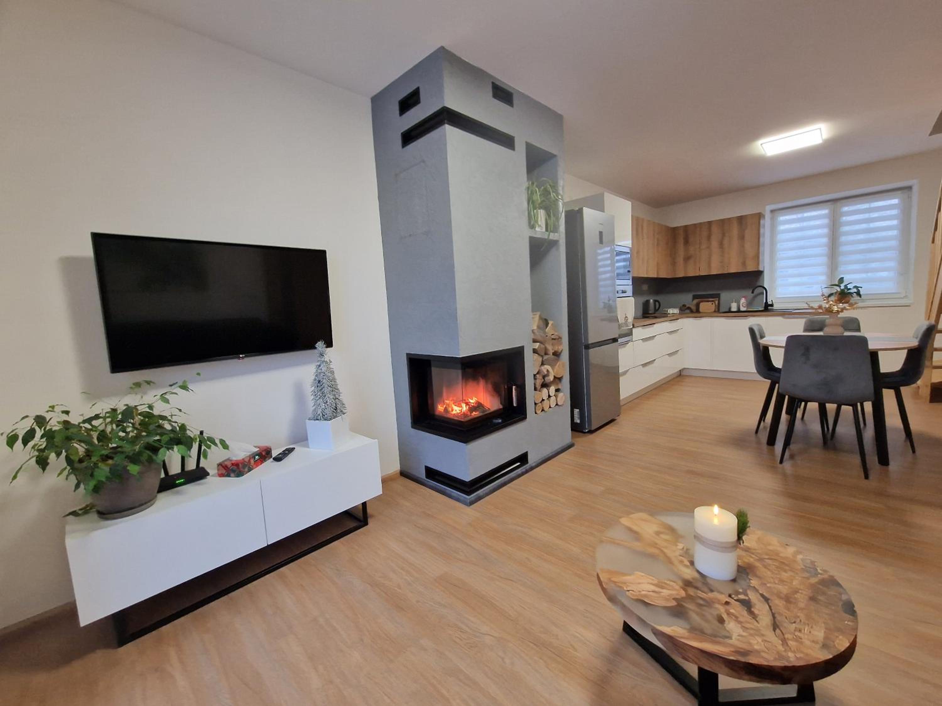 Rodinný dům u rybníka v blízkosti Olomouce