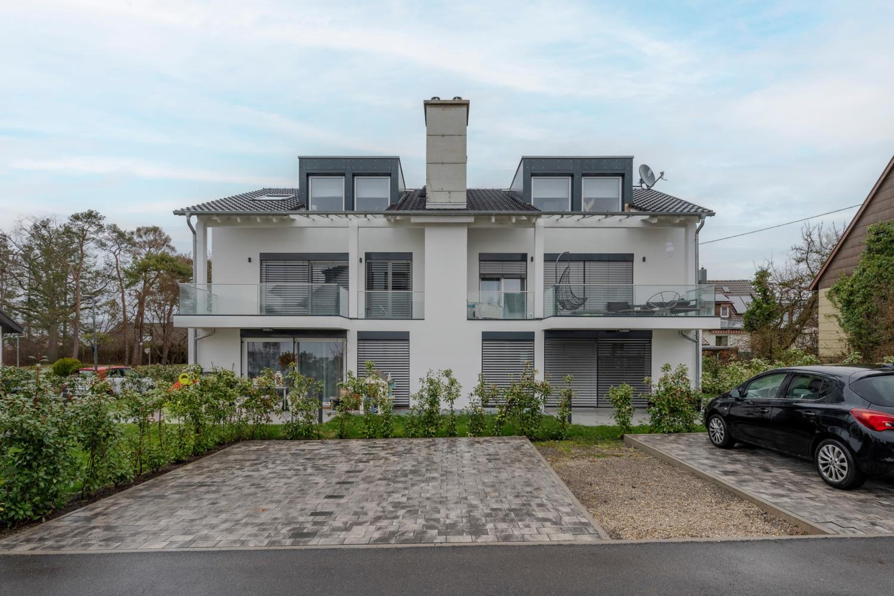 EXQUIS Luxus Apartment USM I Kamin I Terrasse I Parkplatz I Mercedes