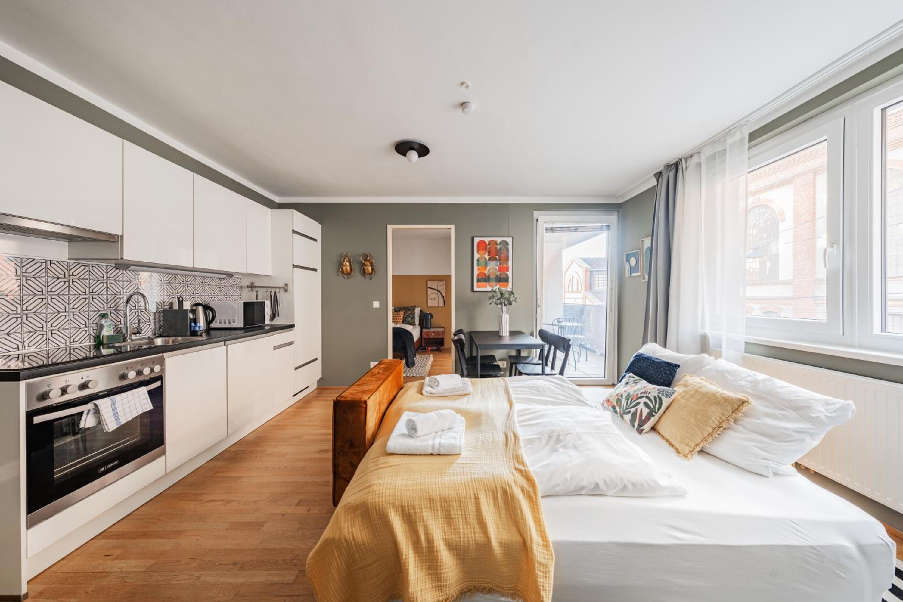 Modern Living Apartments Vienna, 15 min to center