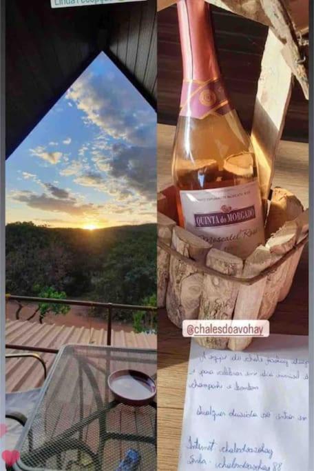 @chalesdoavohay lindo chalé com ofurô aquecido