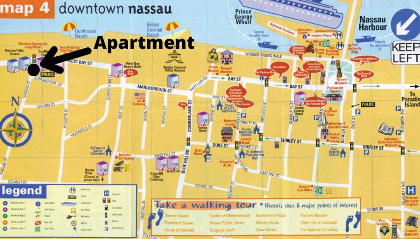 Apartment in downtown at the beach