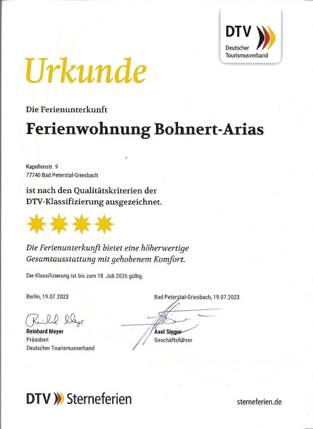 Ferienwohnung Bohnert-Arias