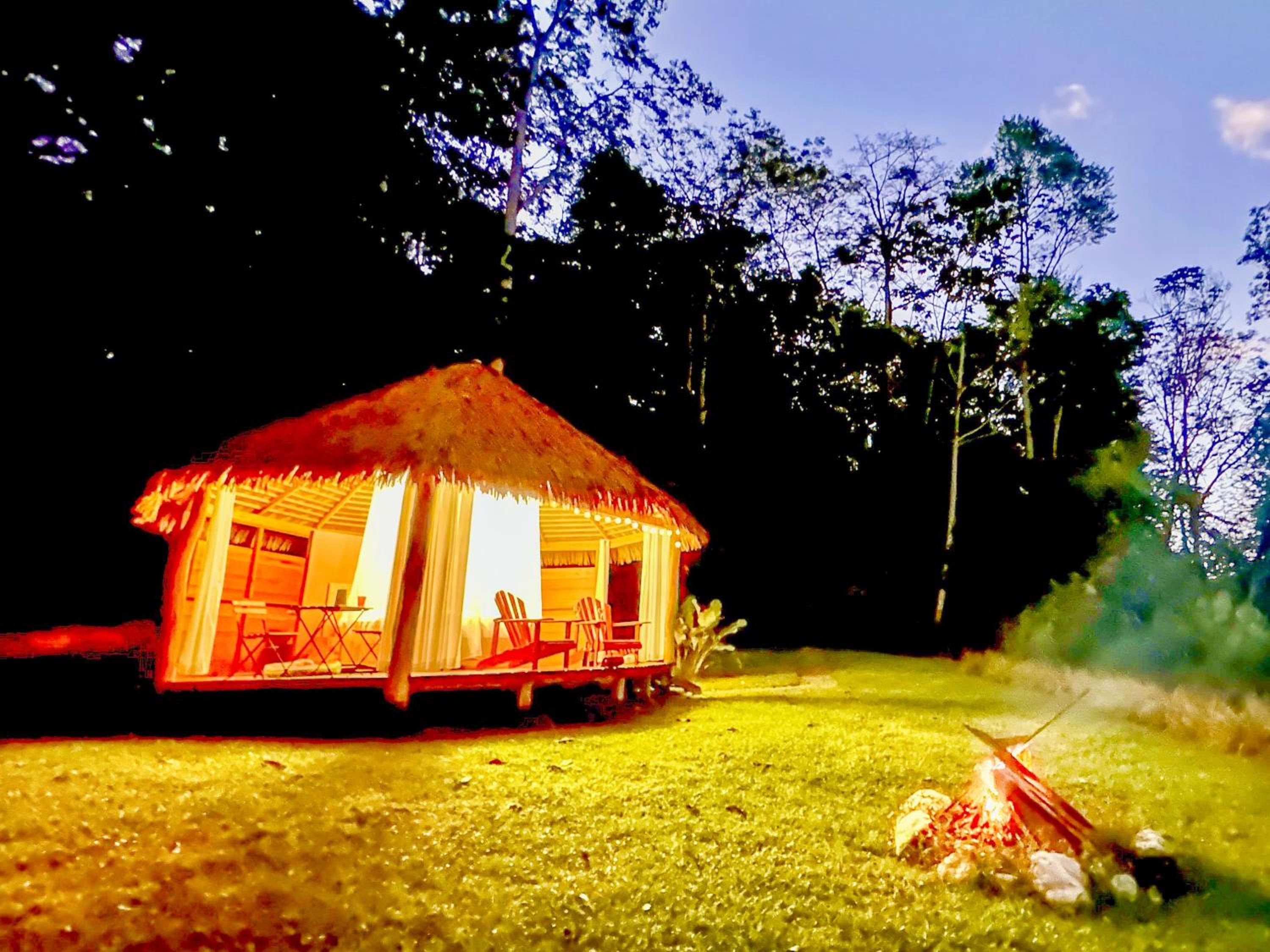 Finca Terra Incognita - Wood cabins in the jungle - Sea view