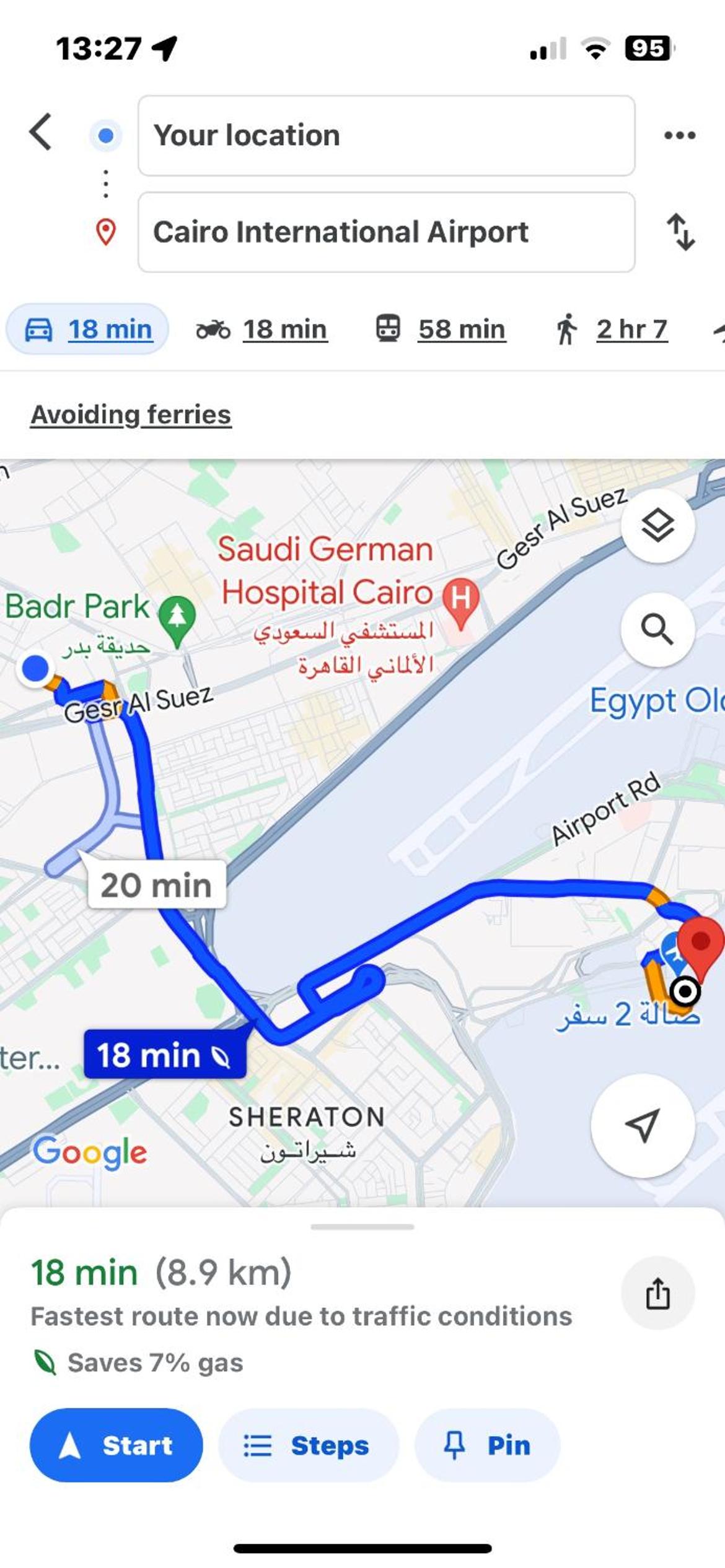 14 Min from cairo airport
