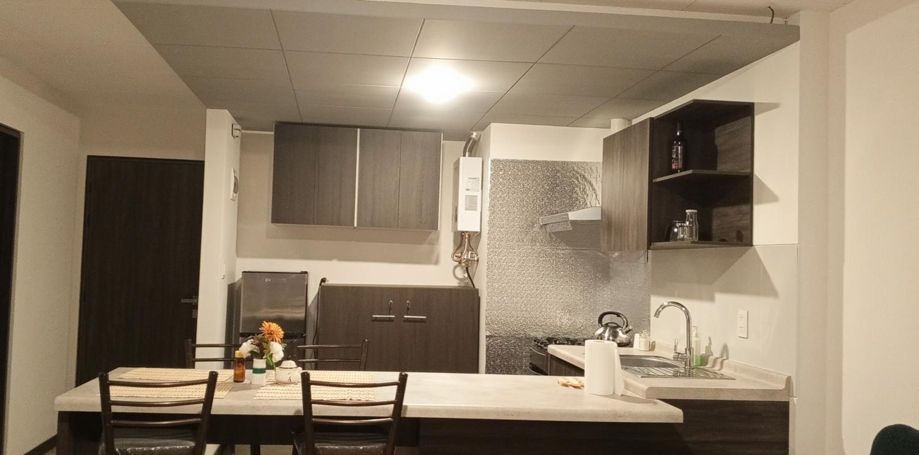 Monoambiente acogedor, cómodo e iluminado