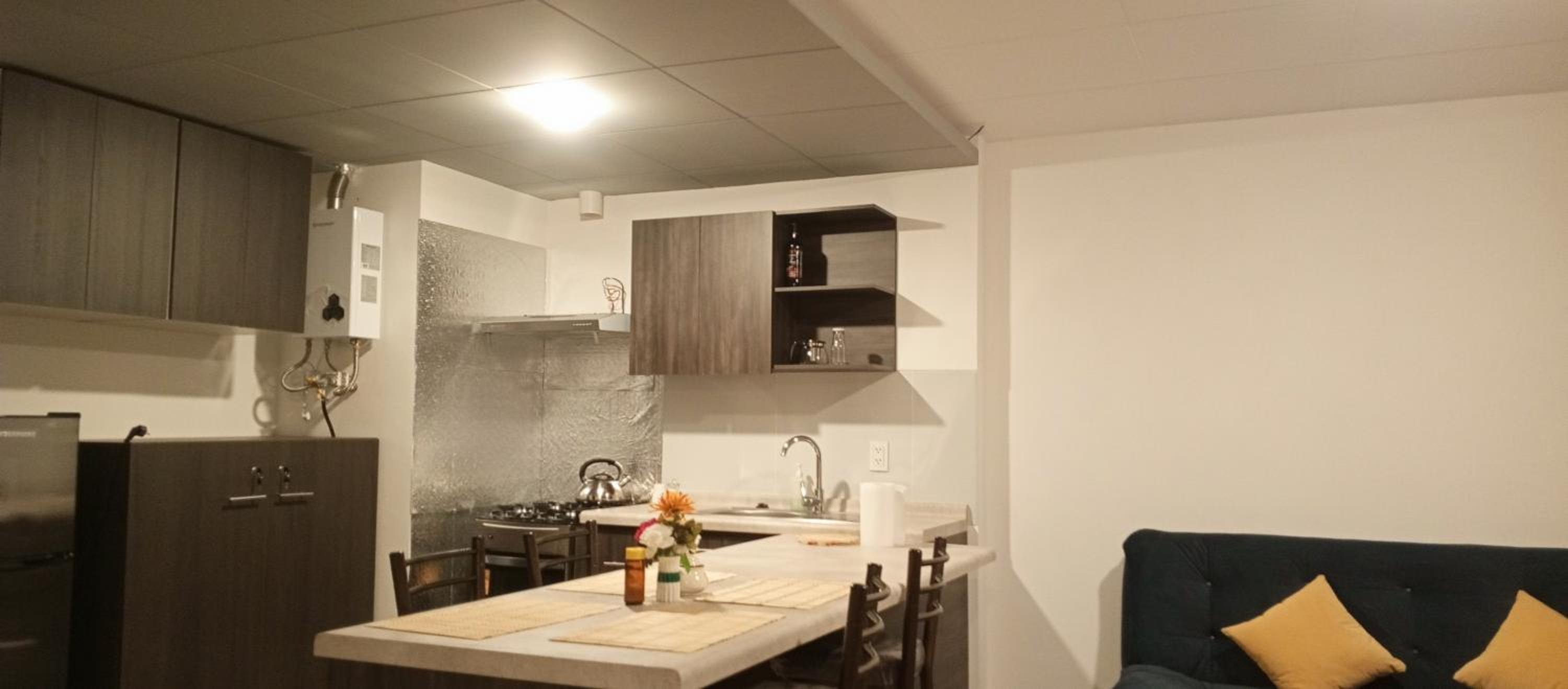 Monoambiente acogedor, cómodo e iluminado
