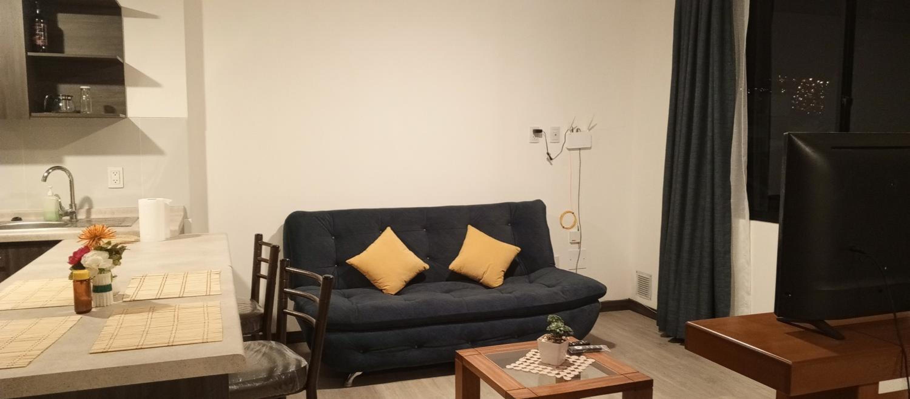Monoambiente acogedor, cómodo e iluminado