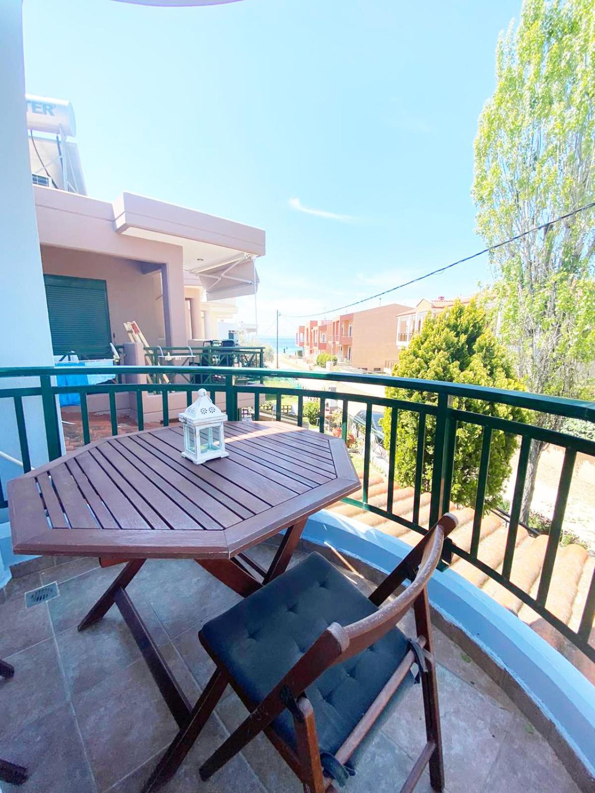 Nikiti Blue house 30m from the beach with sea view view 3