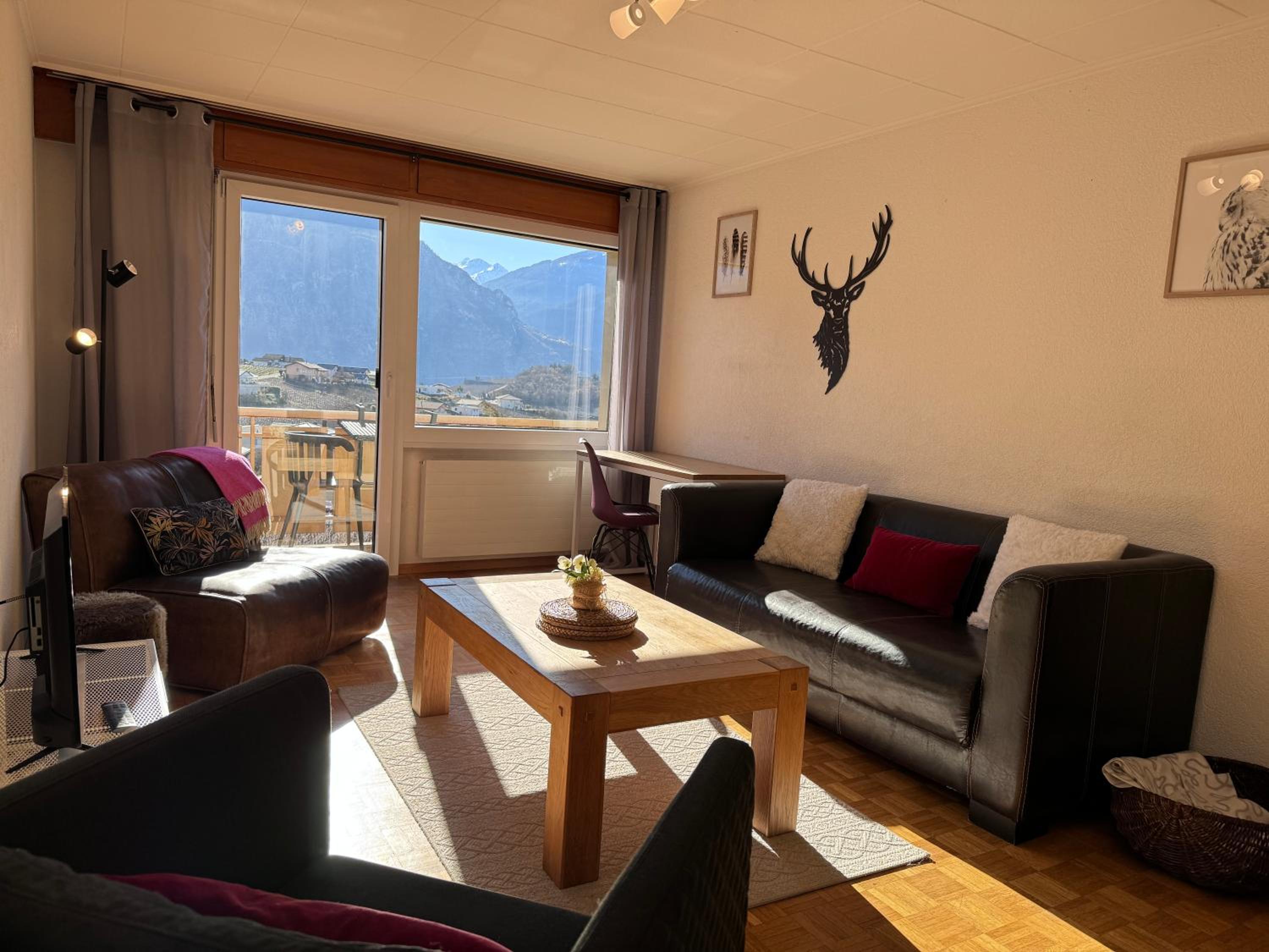 Besso Miège Spacieux, situation idéale pour visiter le Valais