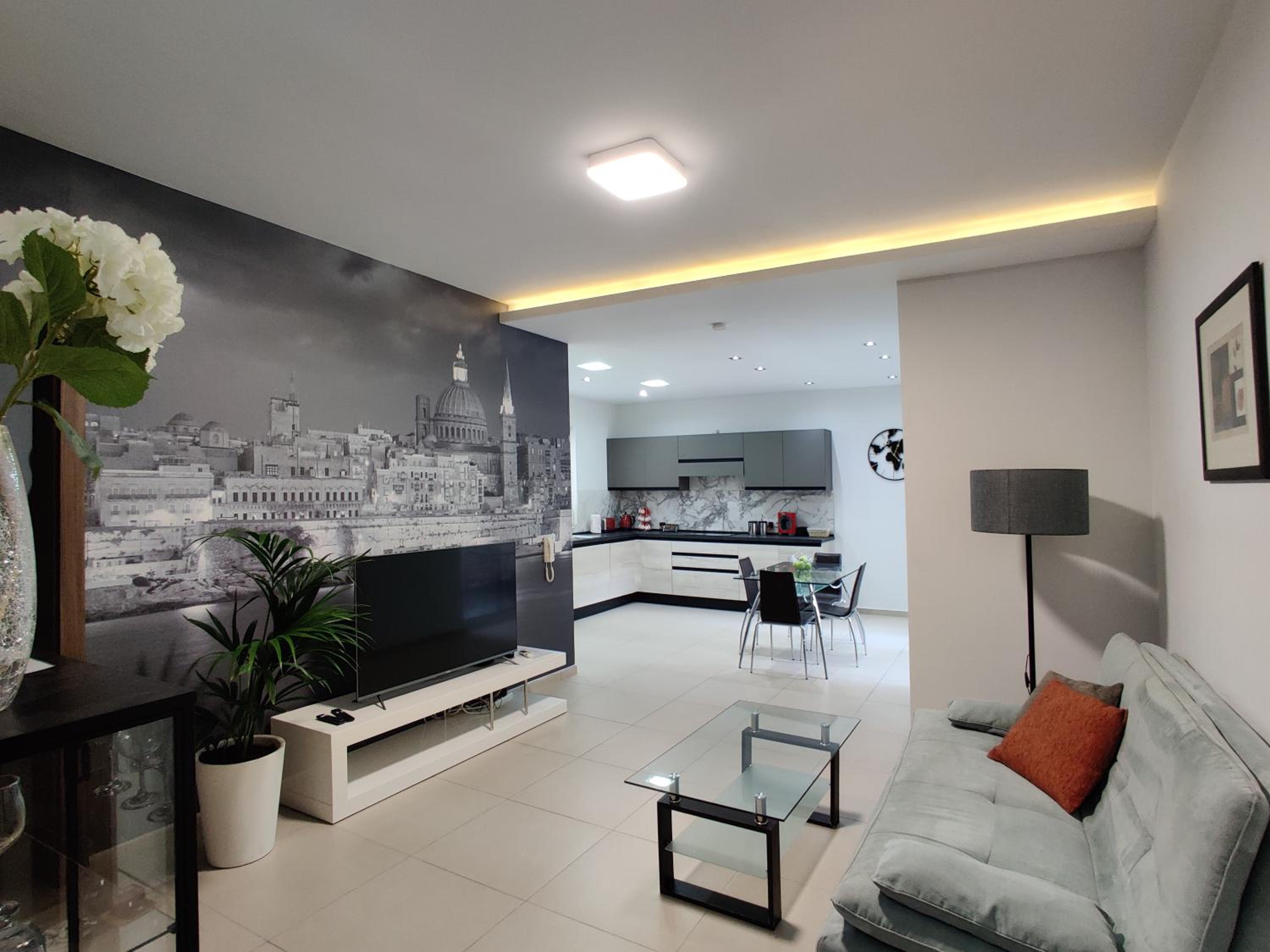 Hotel DePiro Point Deluxe - Modern, designer apartment 2 minutes away from popular Sliema seafront - Image 1
