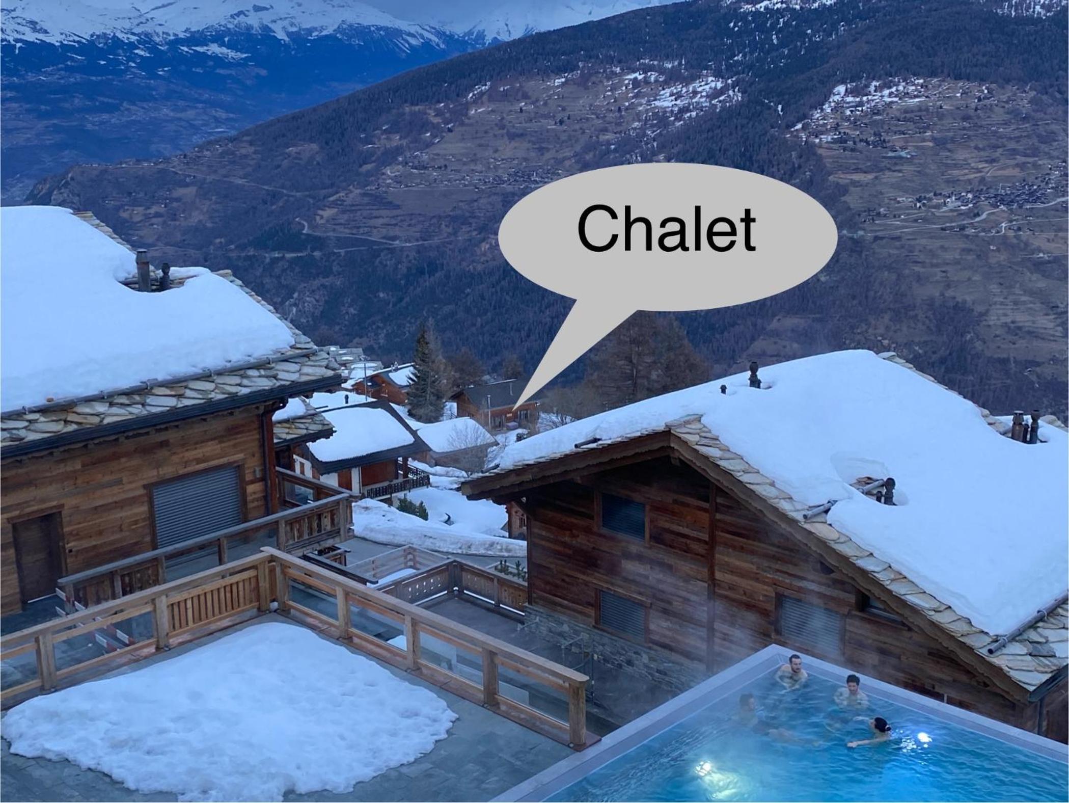La Pourvoirie - 4 Vallées - Thyon-Les Collons, 10 pers, ski à 200 m, 4 parkings, vue fantastique !