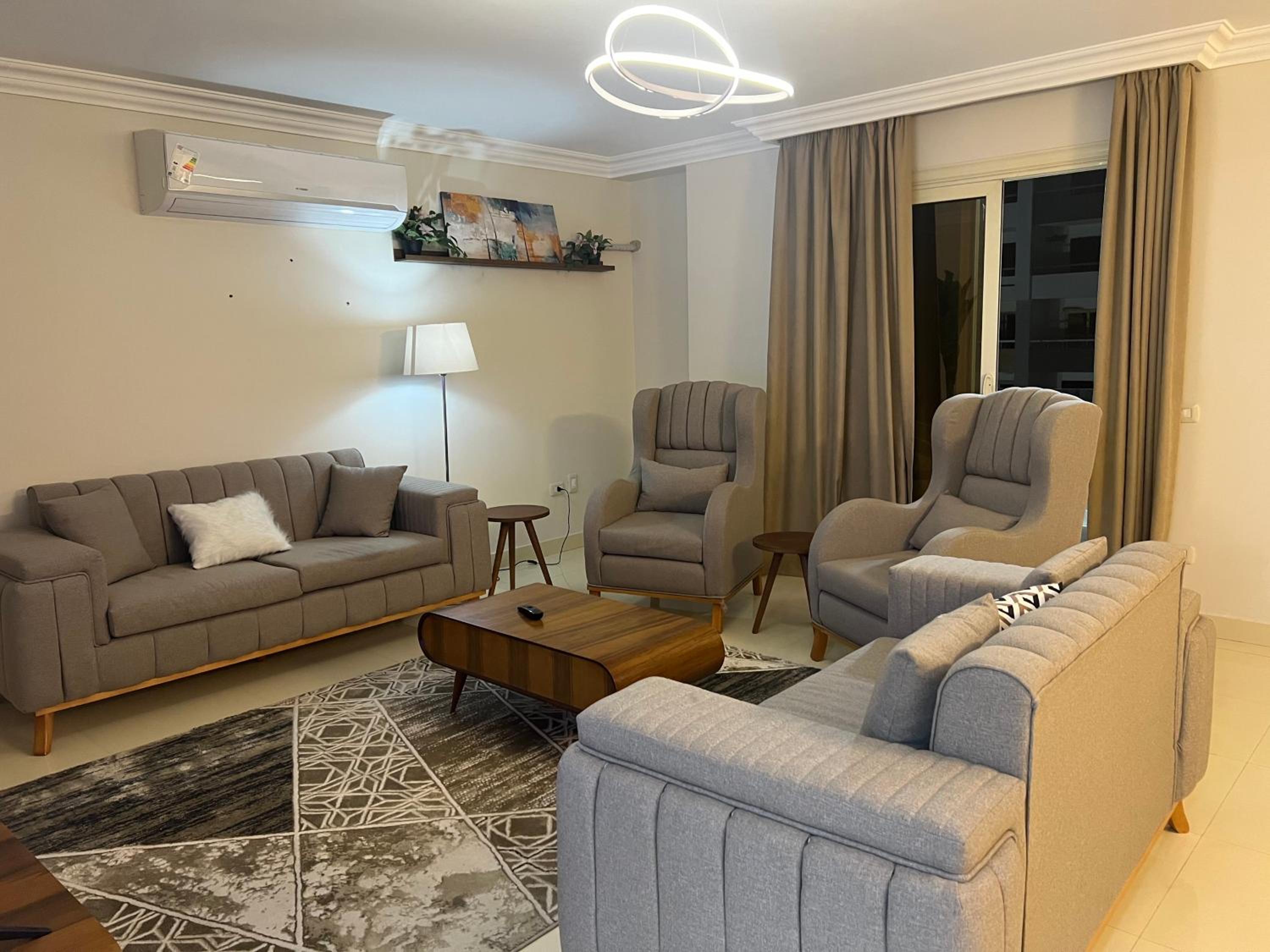 Modern apartment with balcony
