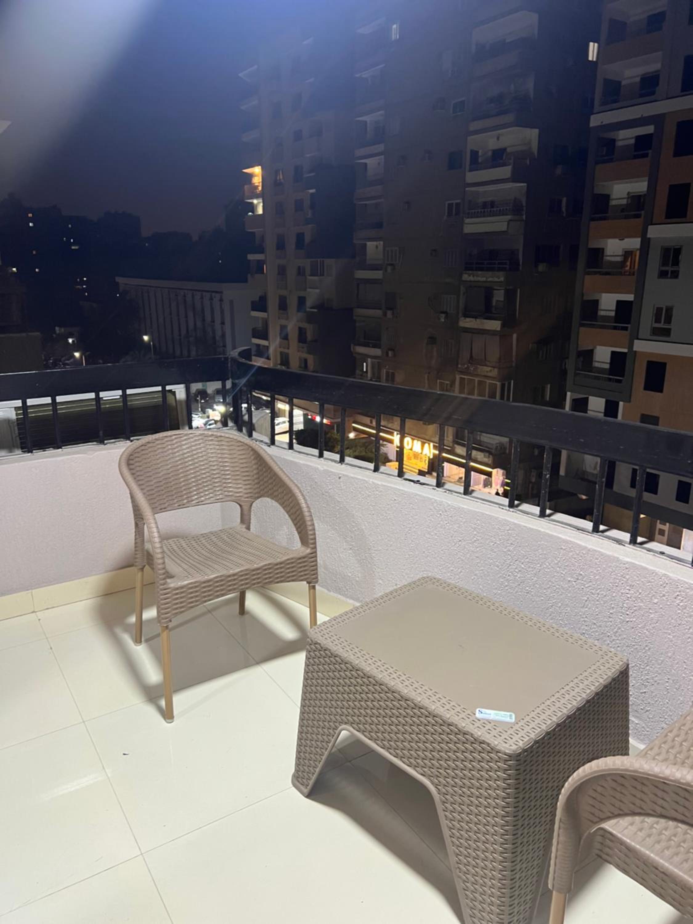 Modern apartment with balcony