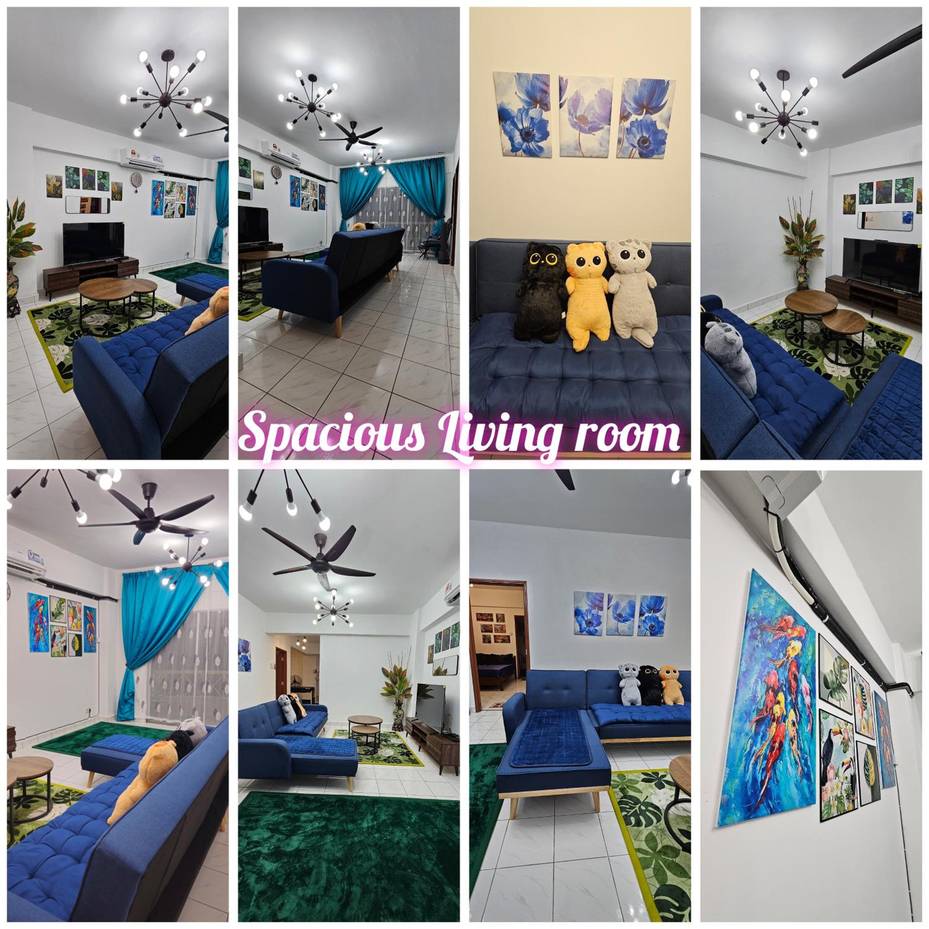 Homestay MAHLIGAI VIEW near Masjid Shah Alam, UITM Shah Alam, I-City, stadium shah alam, SACC, PKNS, IDCC, MSU, 17 min kuala lumpur & klang, max 10 people, view 4